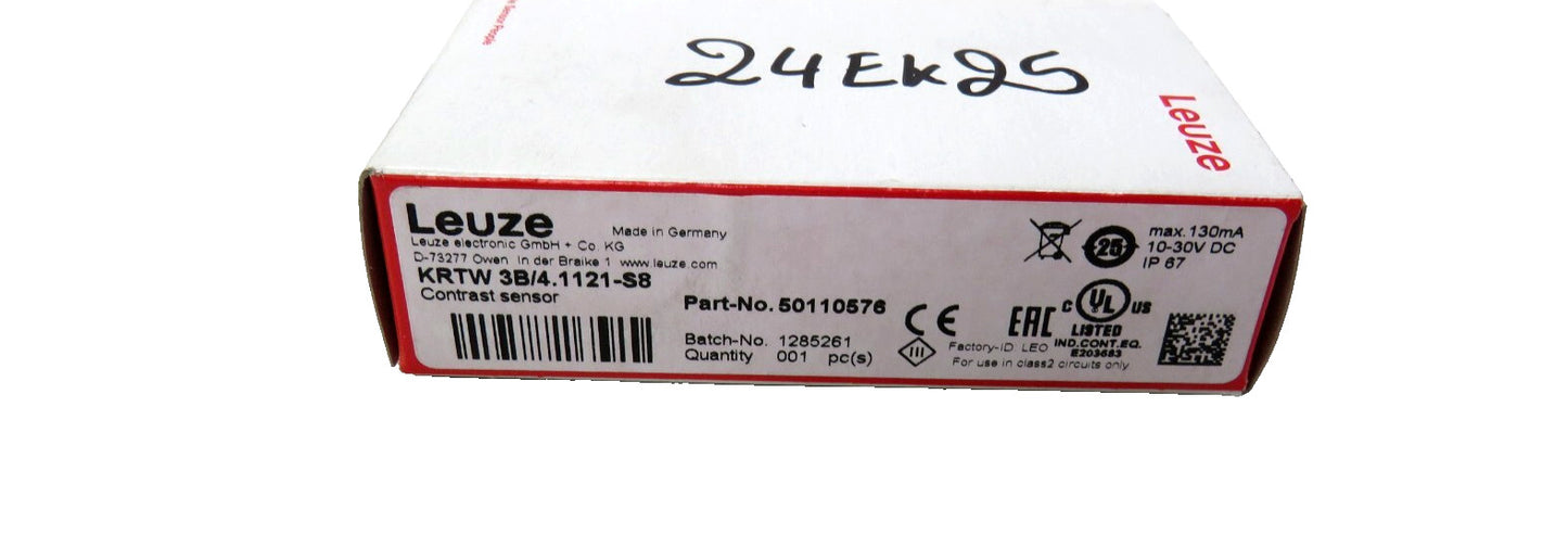 LEUZE KRTW 3B/4.1121-S8 50110576 New