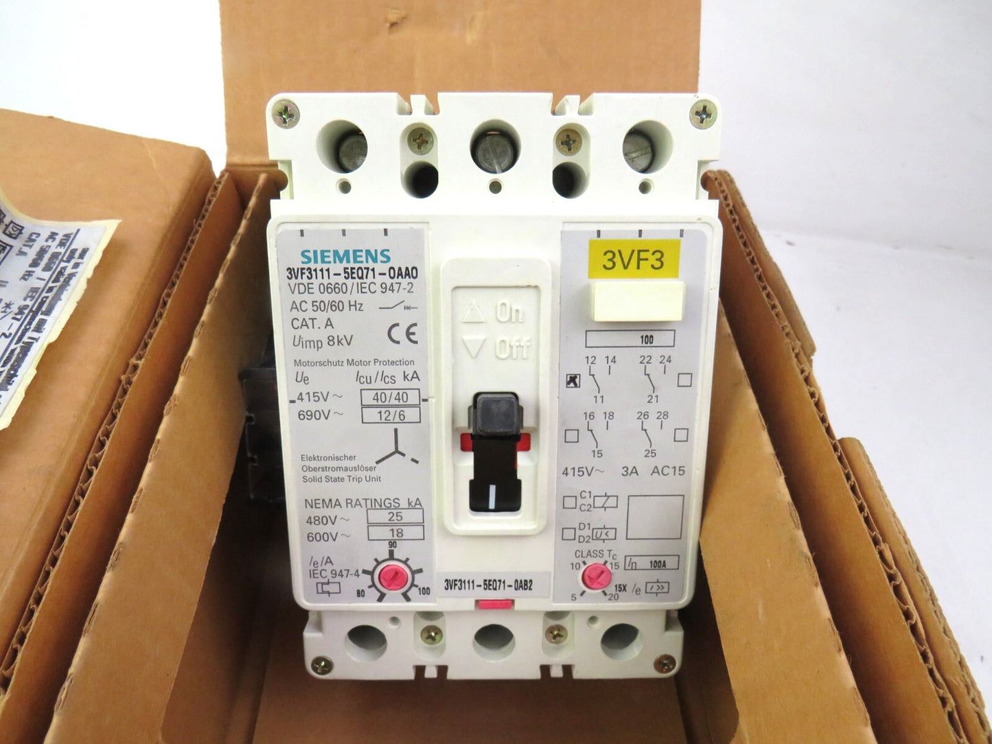 SIEMENS 3VF3111-5EQ71-0AB2 New