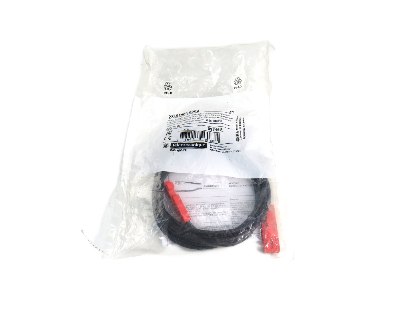 TELEMECANIQUE XCSDMC5902 SCHNEIDER 097168 SAFETY MAGNETIC SWITCH New