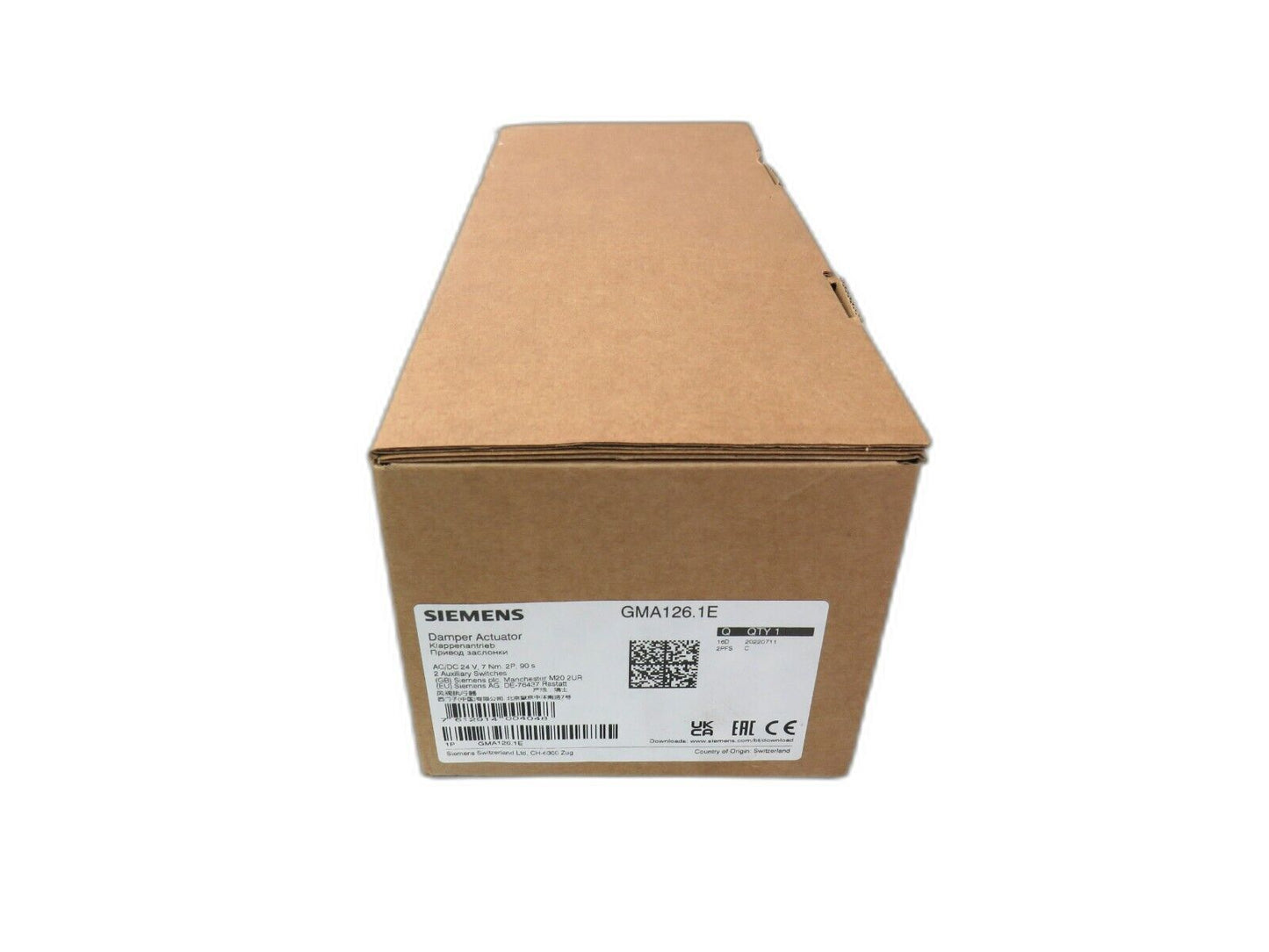 Siemens GMA126.1E damper actuator New