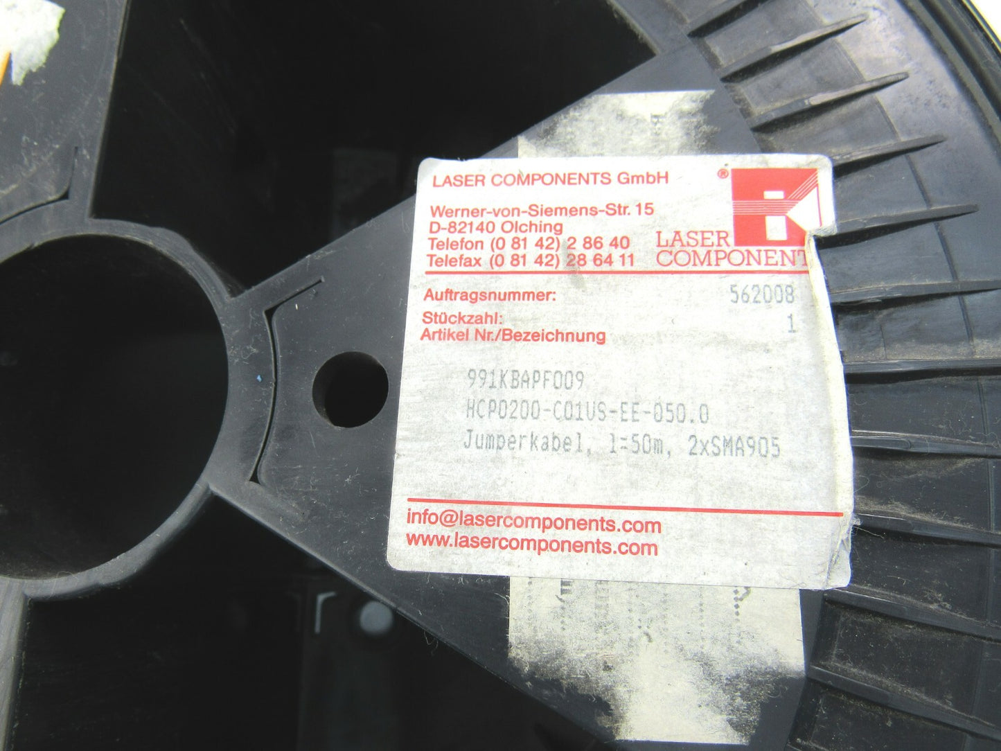 LASER COMPONENTS 991KBAPF009 HCP0200-C01US-EE-050.0 JUMPERKABEL 50M New