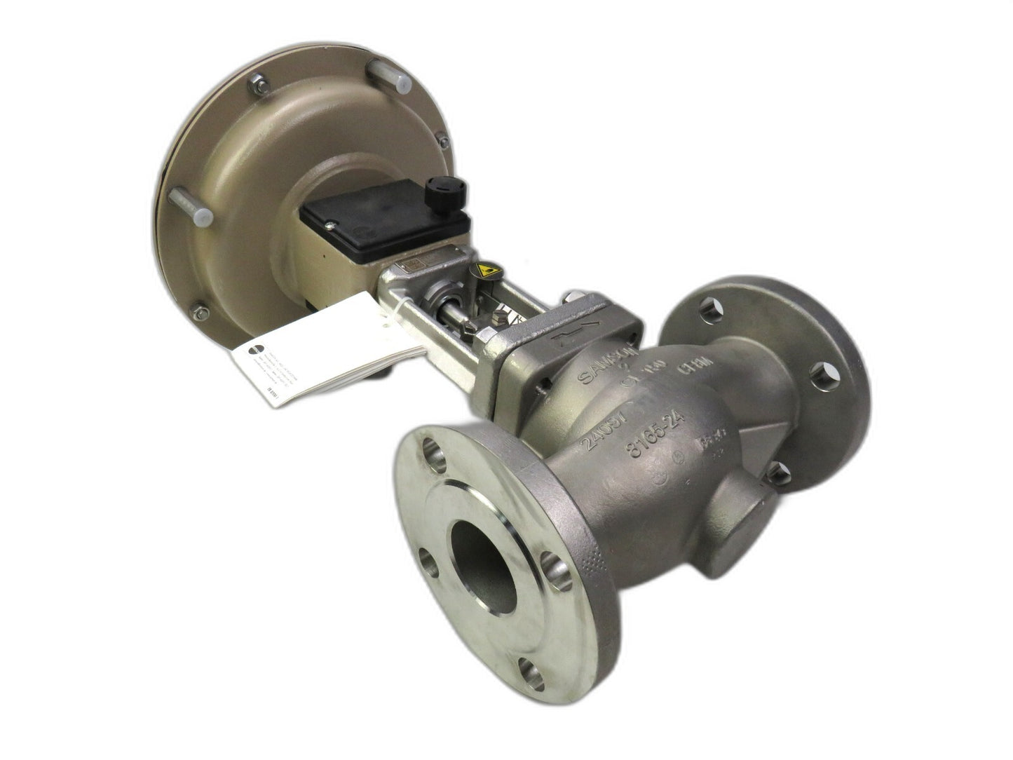 SAMSON 3277 350CM + 3241 A351CF8M CL150 NPS2 New