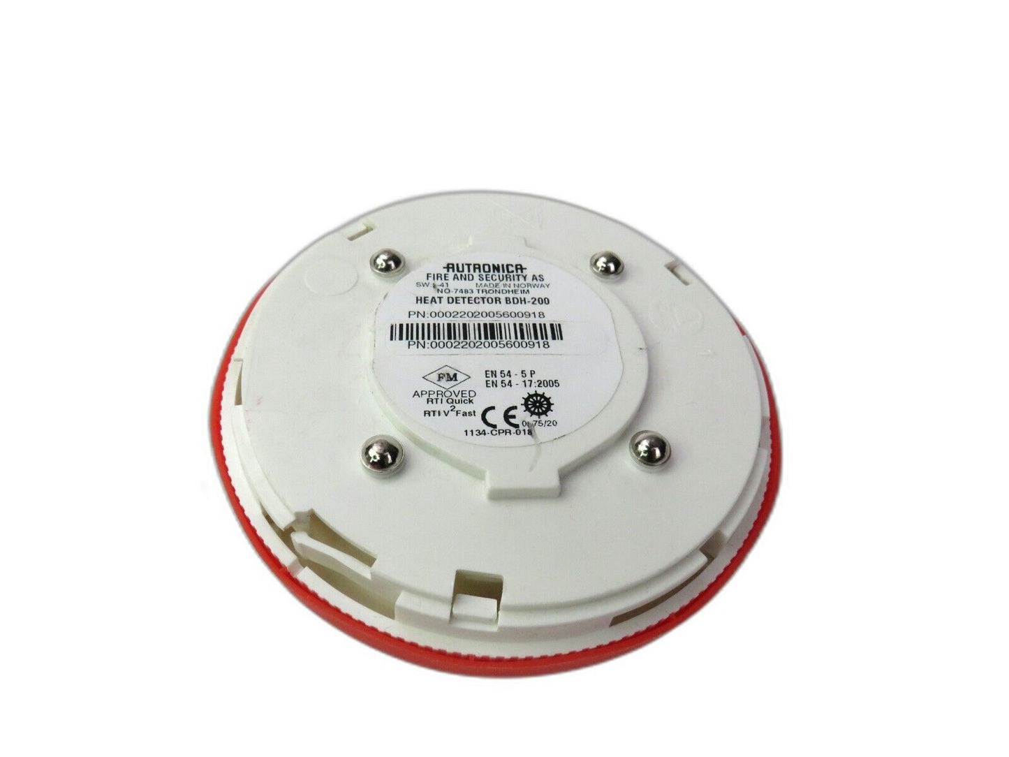 AUTRONICA 116-BDH-200 SMOKE DETECTOR HEAD 1 YEAR WARRANTY AUTAONICA