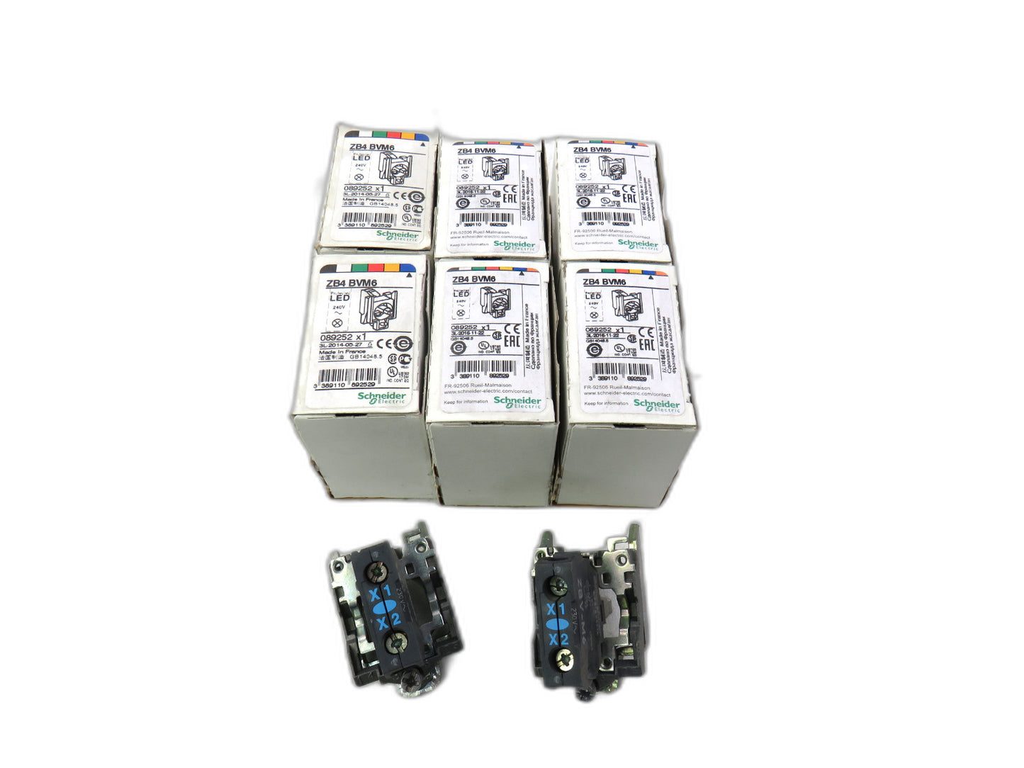 Schneider electric ZB4BVM6 Lot of 8 New