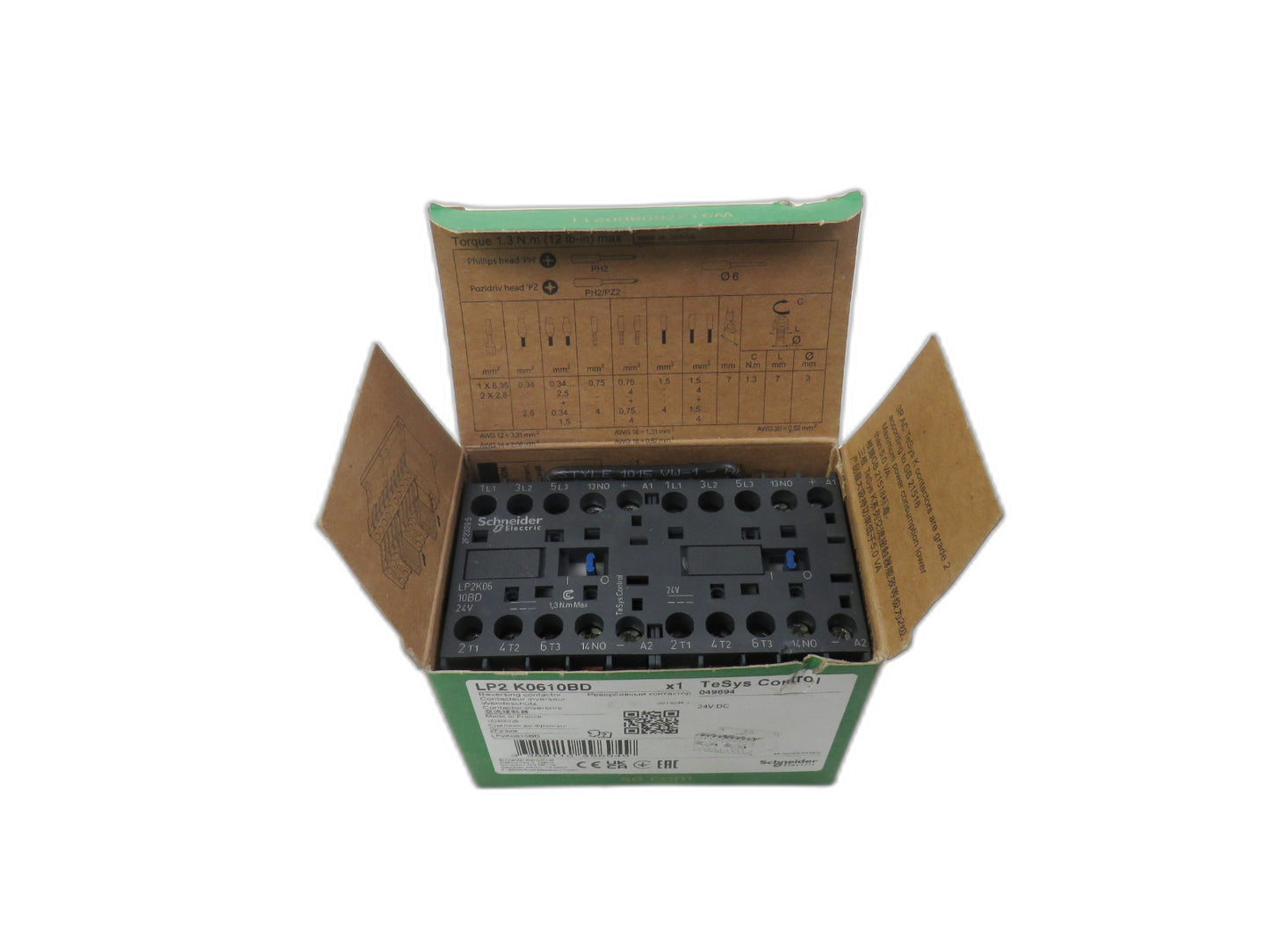 TELEMECANIQUE SCHNEIDER LP2 K0610BD LP2K0610BD New