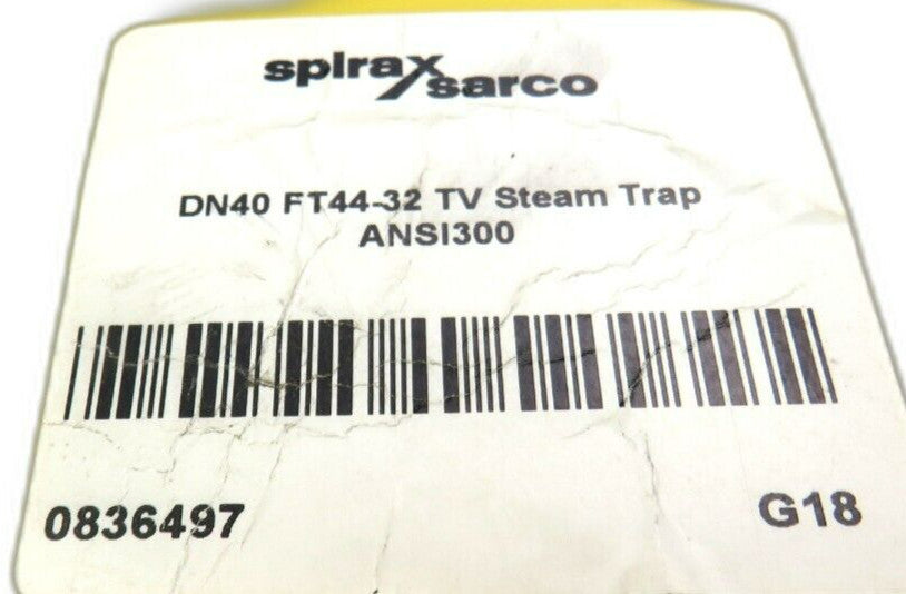 SPIRAX SARCO FT44-32 TV STEAM TRAP ANSI300 0836497 DN40 New
