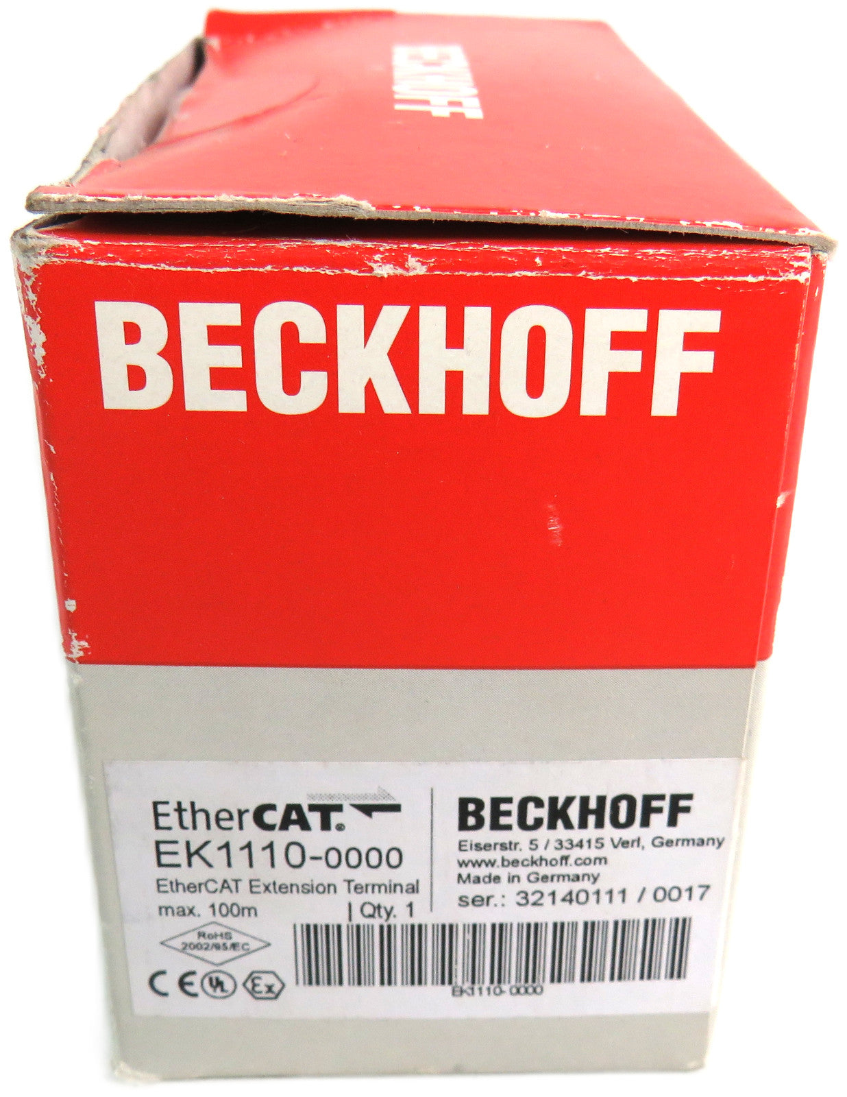 BECKHOFF EK1110-0000 EtherCAT MODULE New