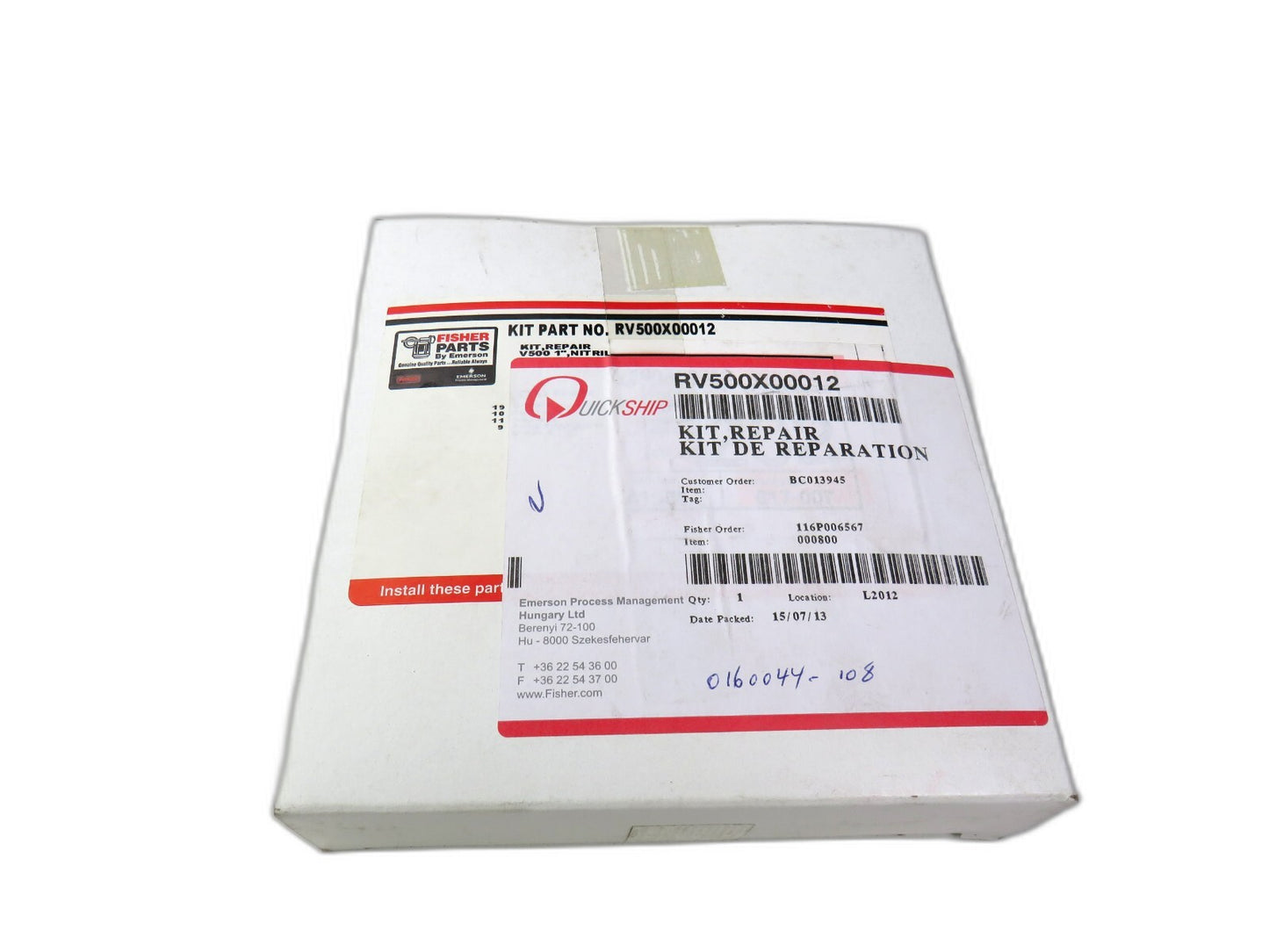 FISHER EMERSON RV500X00012 REPAIR KIT New