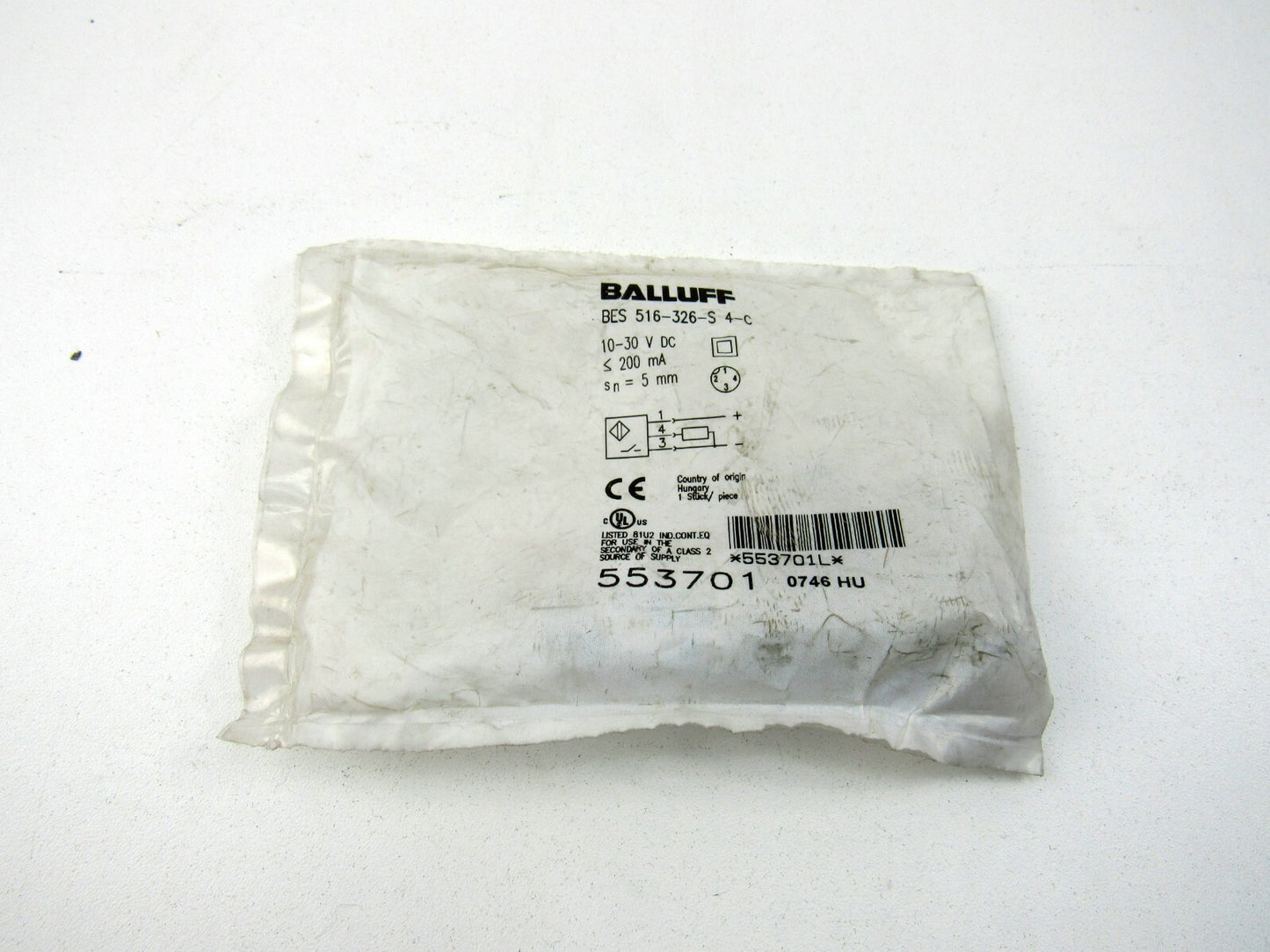 BALLUFF BES 516 326 S 4 C 553701 New