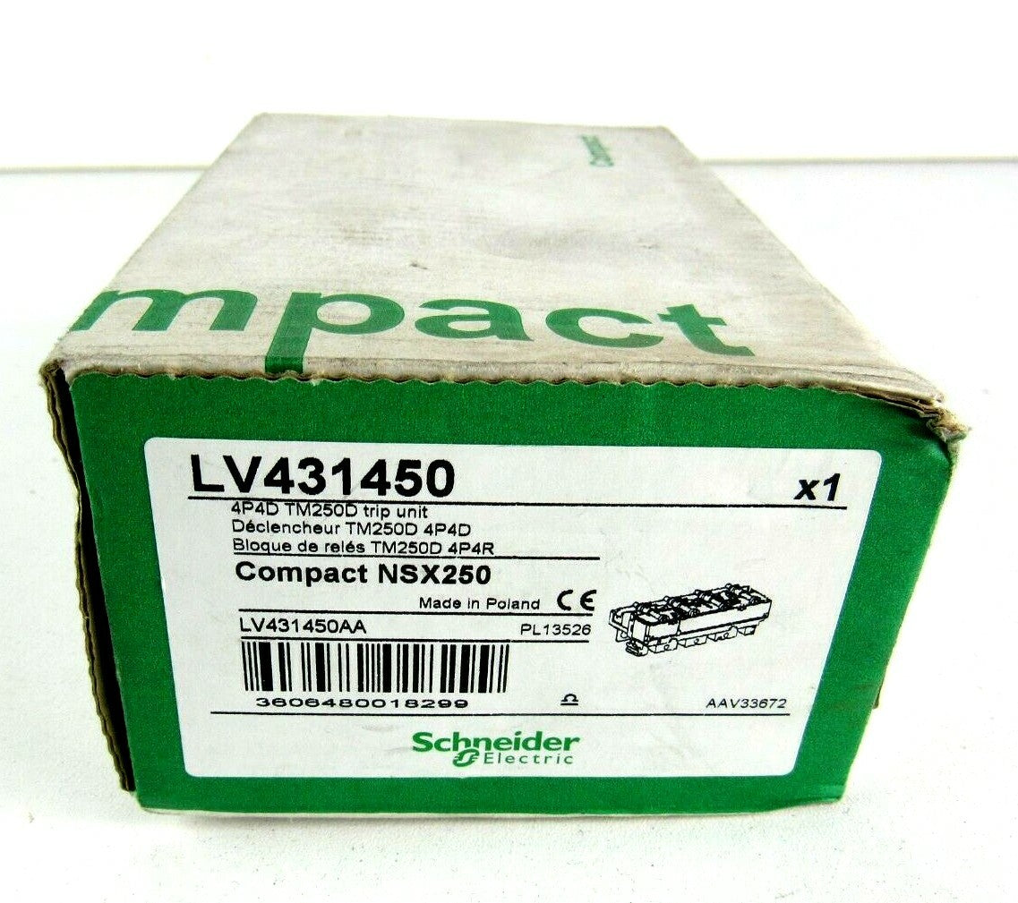 New SCHNEIDER LV431450 TM250D TRIP UNIT