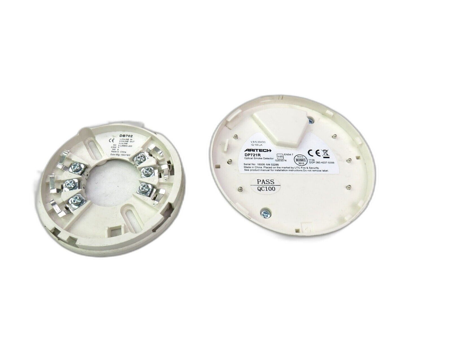 ARITECH DP721R + BASE DB702 OPTICAL SMOKE DETECTOR