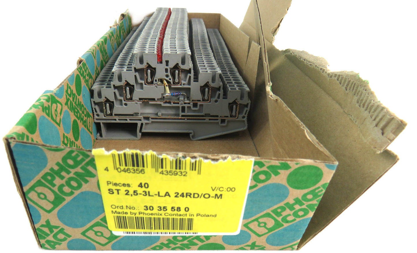 PHOENIX CONTACT 3035580 ST 2,5-3L-LA 24RD/O-M Lot of 39 New