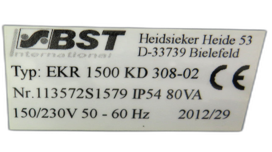 BST EKR 1500 KD 308-02 EKR1500 New
