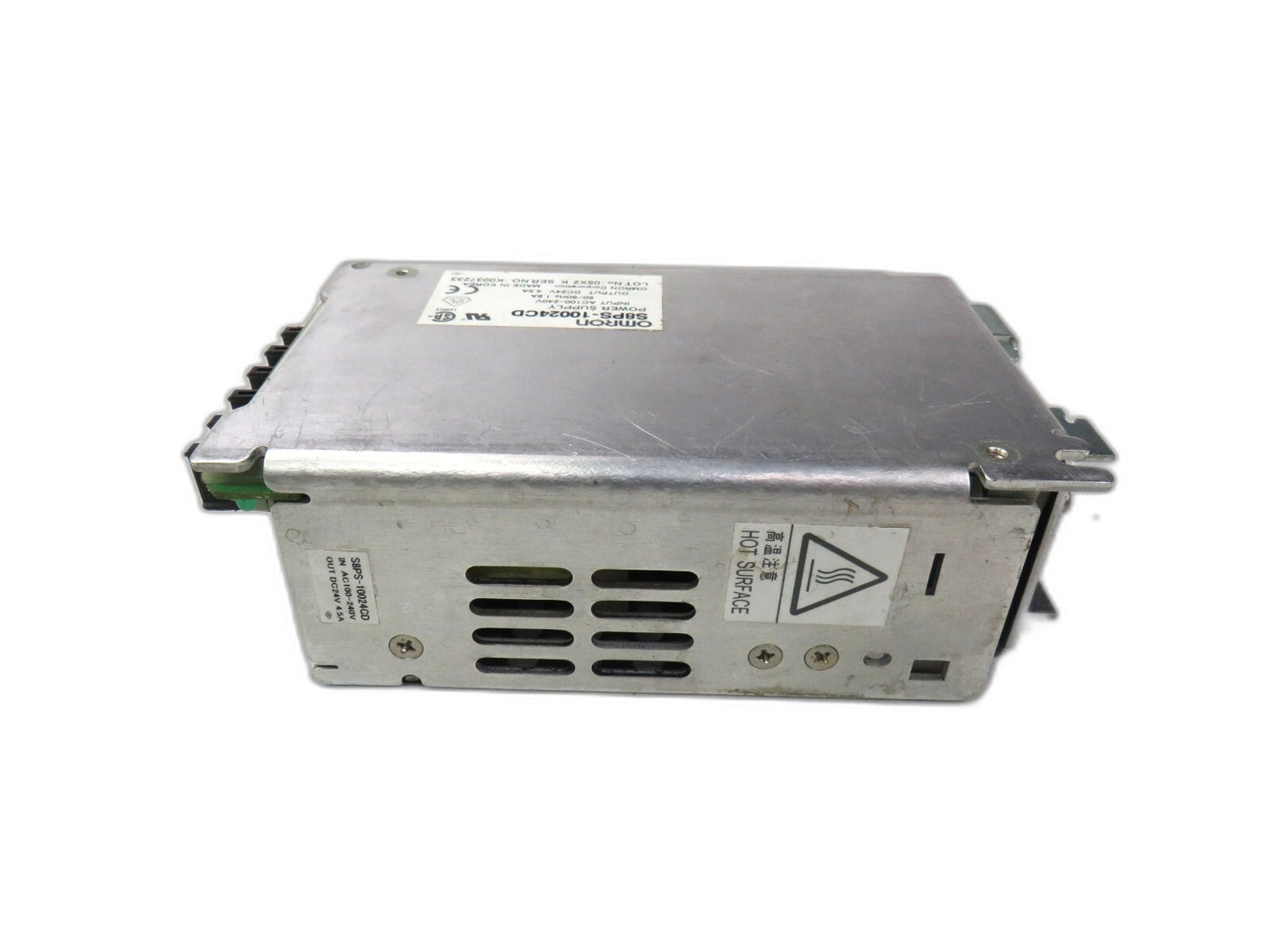 OMRON S8PS-10024CD POWER SUPPLY DC 24V 4.5A