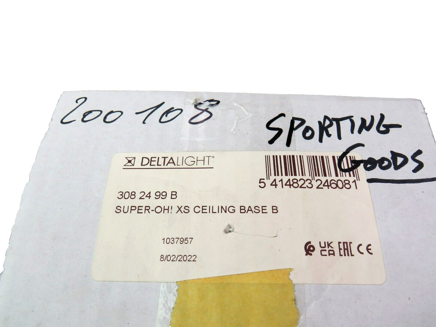 Delta Light 3082499B DeltaLight SUPER-OH! XS CEILING BASE New