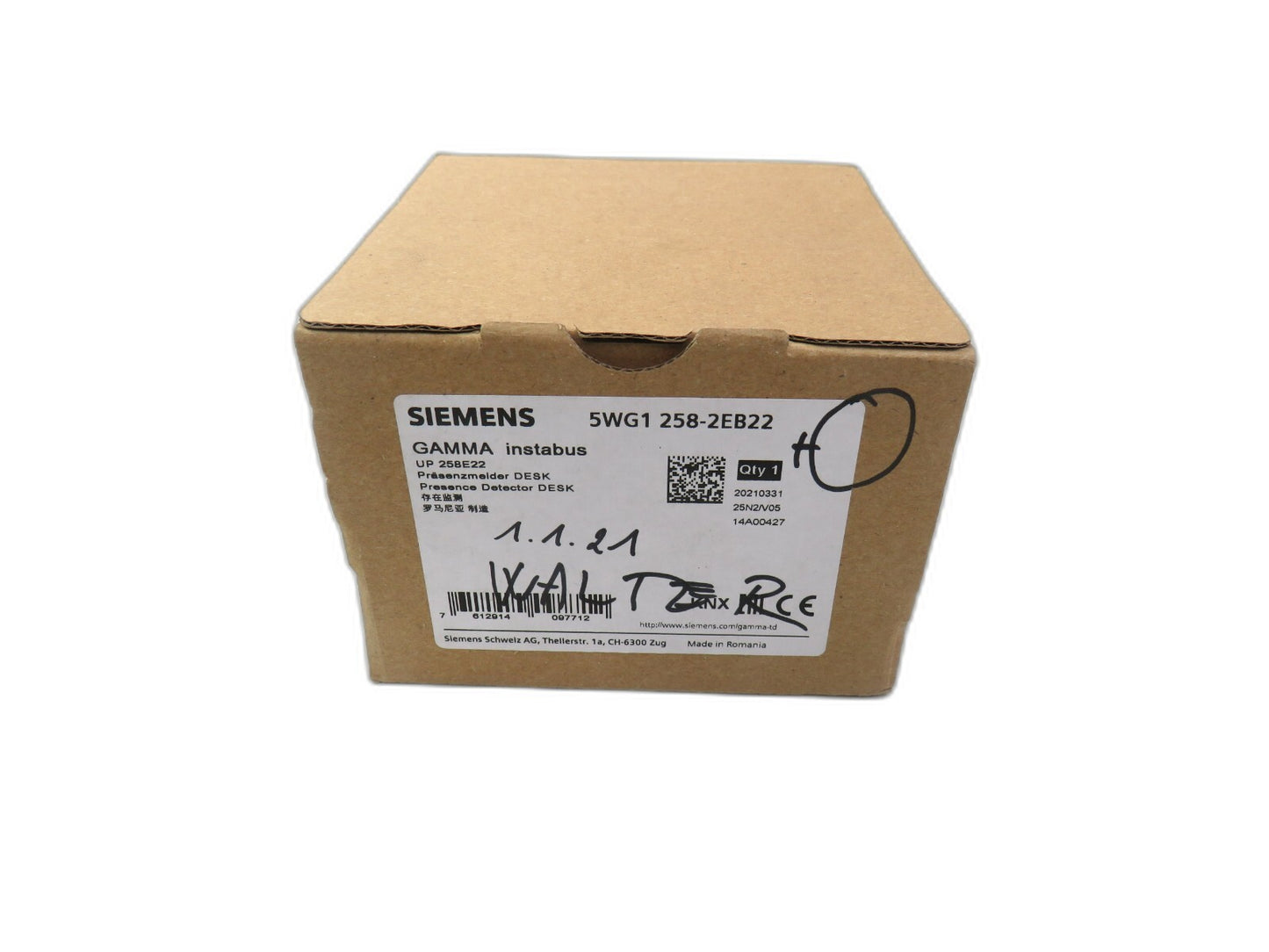 SIEMENS 5WG1258-2EB22 5WG1 258-2EB22 GAMMA INSTABUS New