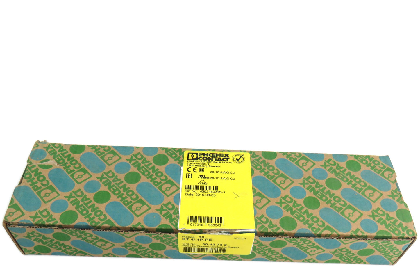 PHOENIX CONTACT 3042722 ST4/1P-PE Lot of 23 New