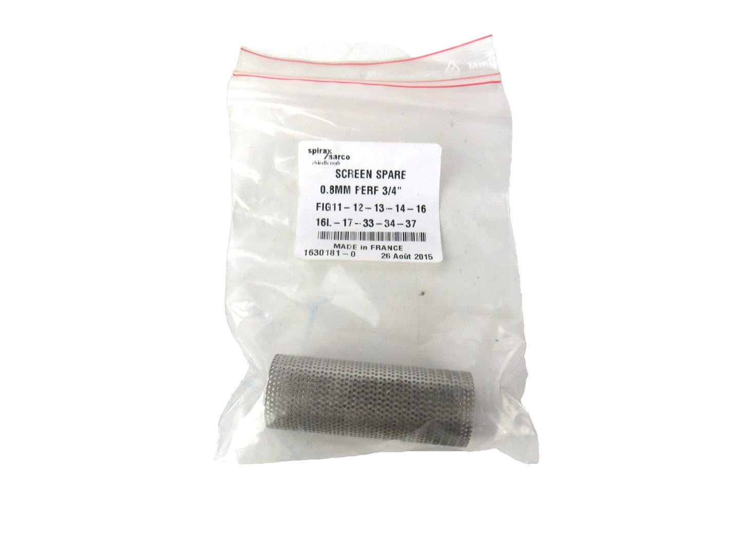 SPIRAX SARCO 1630181-0 SCREEN SET FIG 3/4 1 INCH PERF 0,8MM New