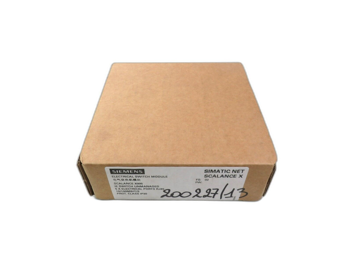 SIEMENS 6GK5005-0BA10-1AA3 SCALANCE Entry Level Switch New