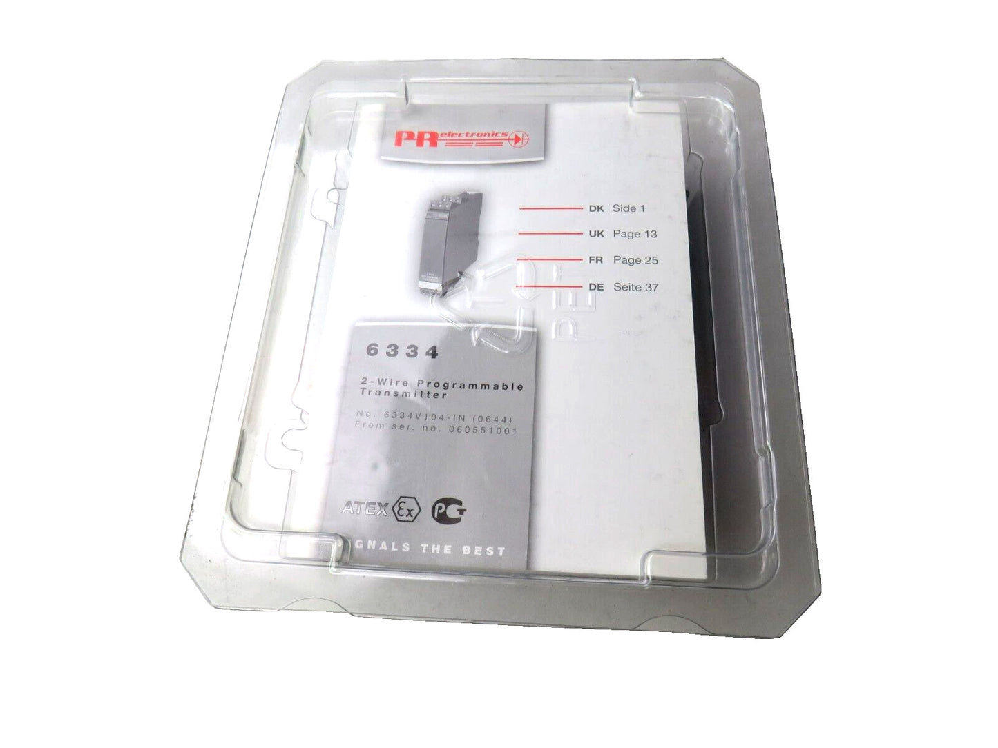 PR ELECTRONICS 6334A 6334A2A 2 WIRE PROGRAMMABLE TRANSMITTER 1026234 New