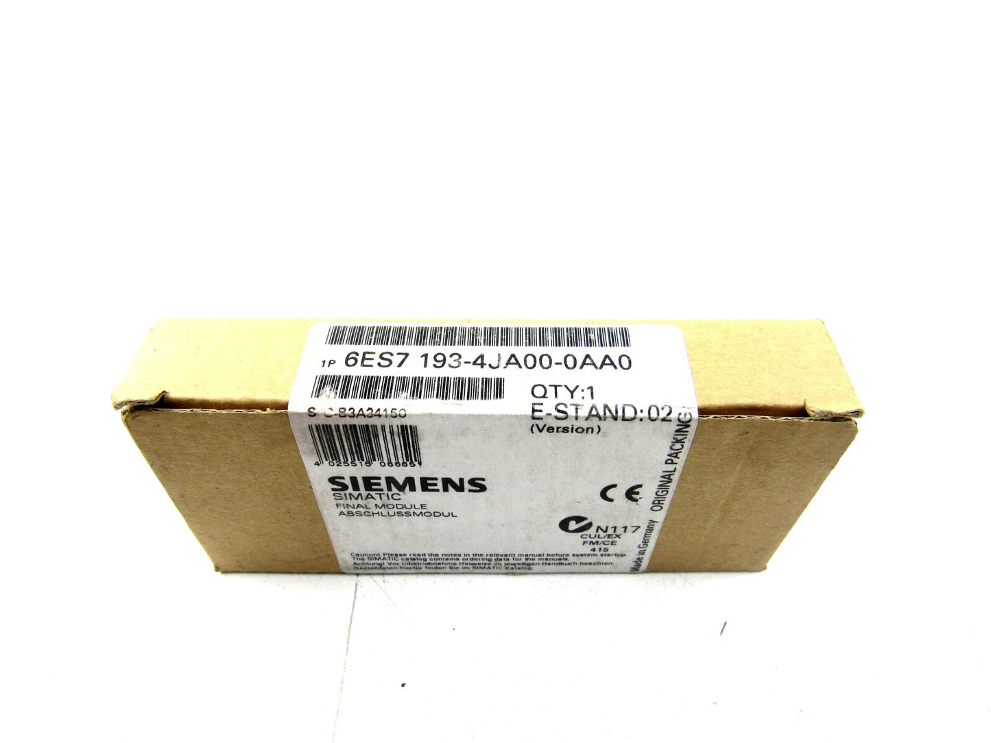 Siemens 6ES7 193-4JA00-0AA0 6ES7193-4JA00-0AA0 New