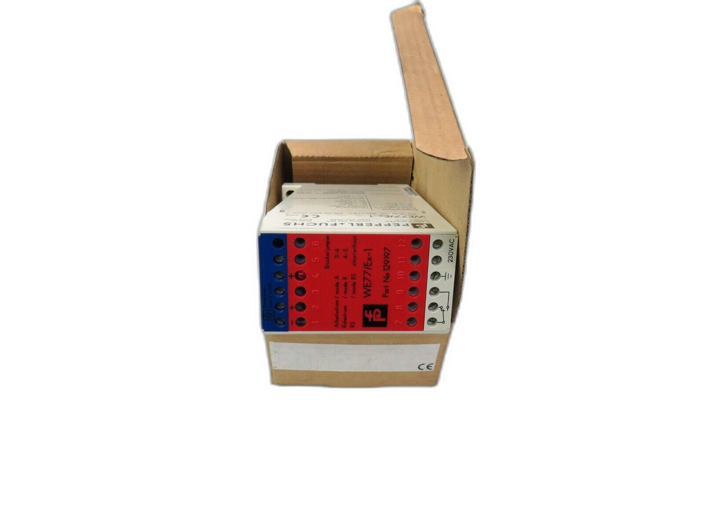 PEPPERL FUCHS PEPPERL+FUCHS 129197 WE77/Ex-1 Switch Amplifier 230V New