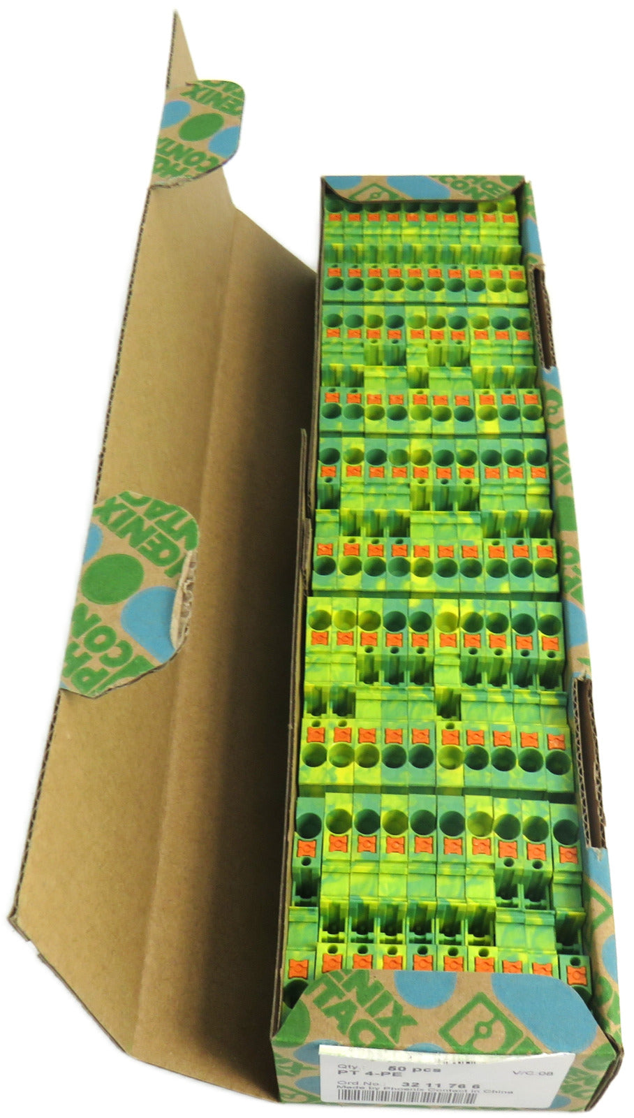 PHOENIX CONTACT 3211766 PT 4-PE Lot of 50 New