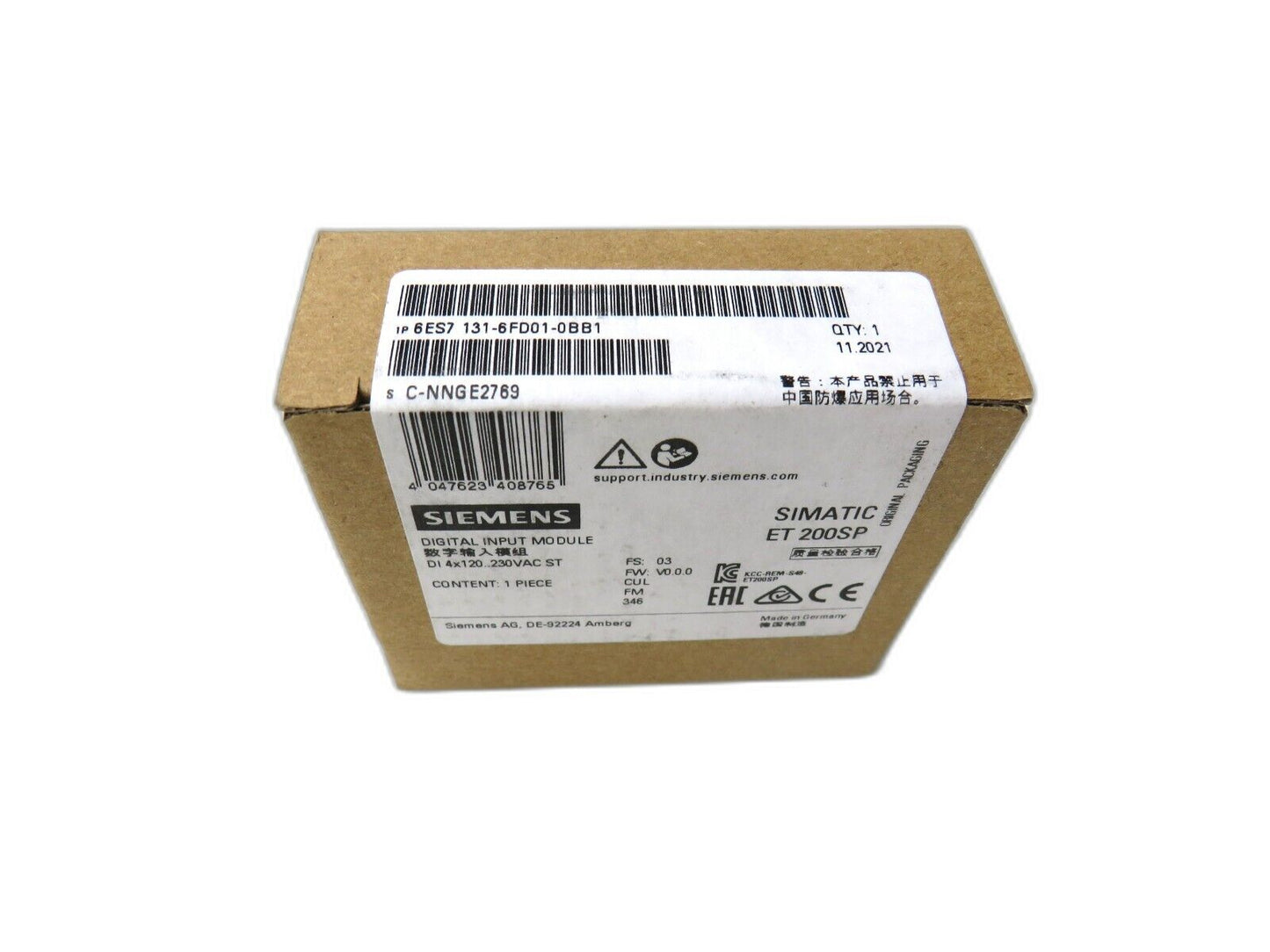 SIEMENS 6ES7 131-6FD01-0BB1 6ES7131-6FD01-0BB1 New