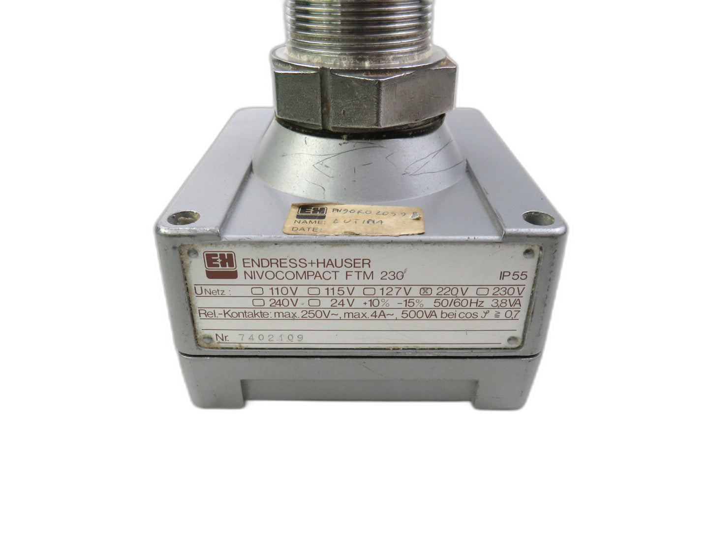 ENDRESS+HAUSER FTM 230 VIBRATING LEVEL LIMIT SWITCH New