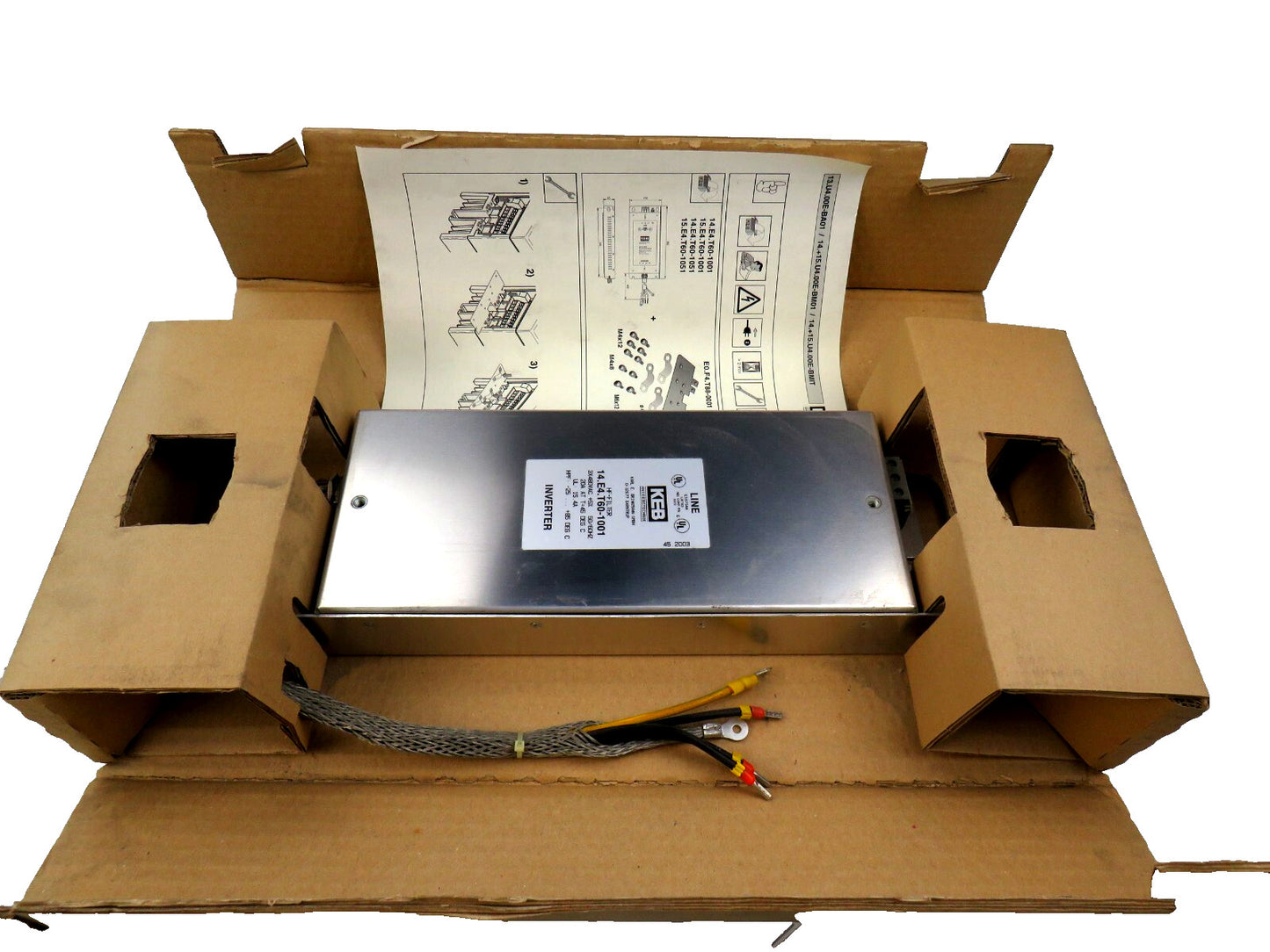 KEB 14.U4.00E-BM01 14.E4.T60-1001 EMI FILTER New