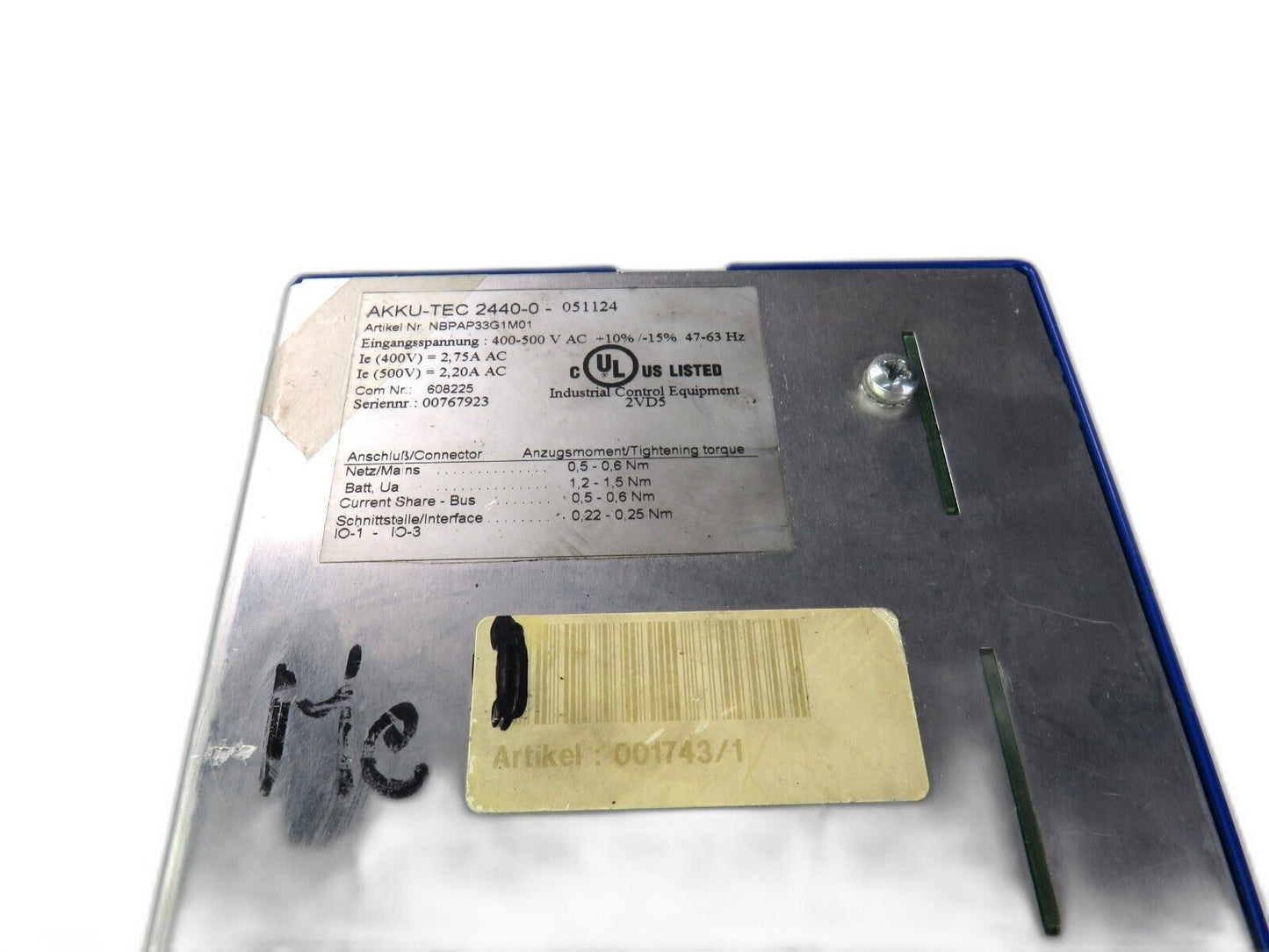 AKKU-TEC NBPAP33G1M01 2440-0-051124