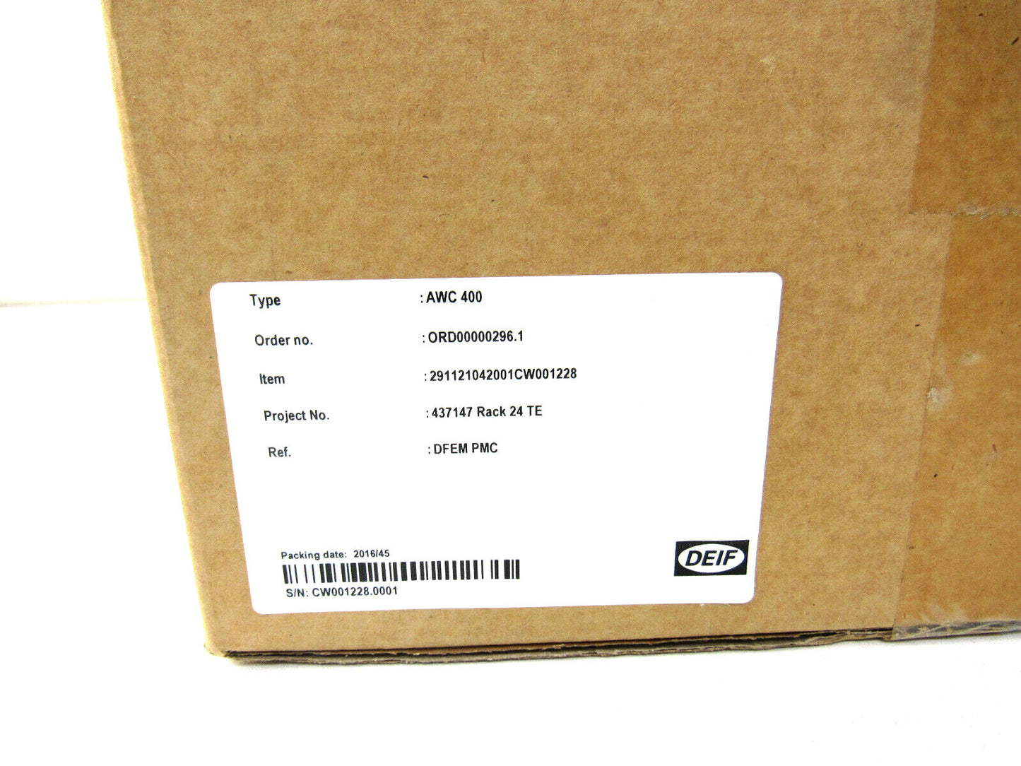 DEIF AWC 400 Advanced Wind Turbine Controller New