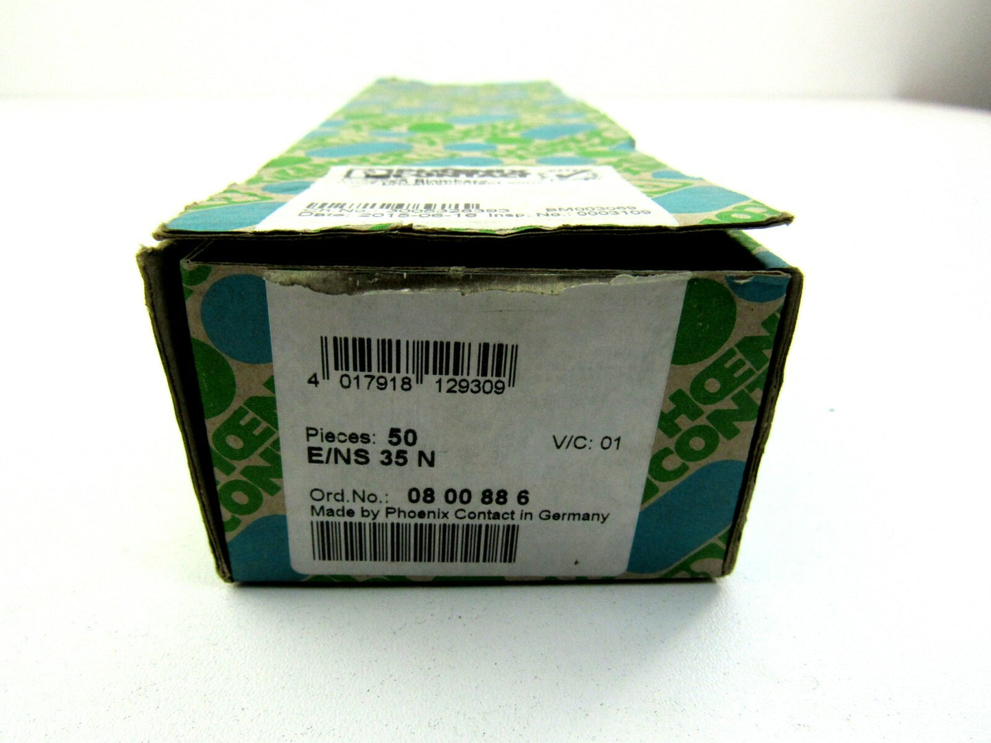 PHOENIX CONTACT E/NS 35 N 0800886 CONTACT BLOCK New Lot of 29