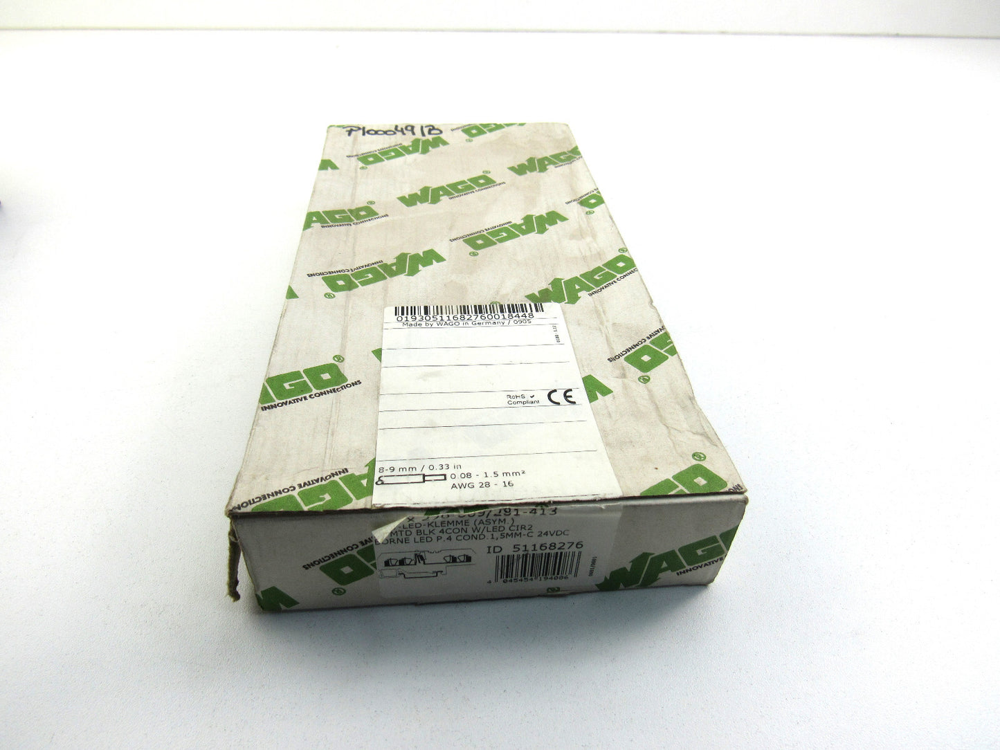 WAGO 279-809 / 281-413 1.5MM2 AWG 28-16 Lot of 100 New