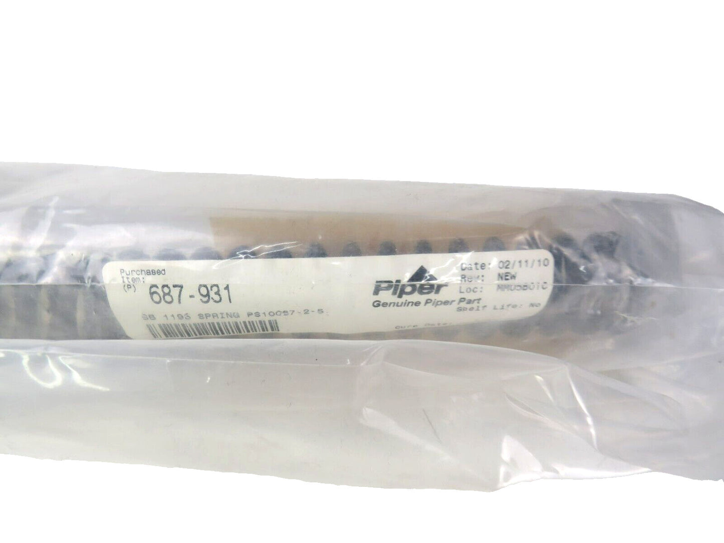 PIPER 687-931 PS10087-2-5 PA46-600TP New