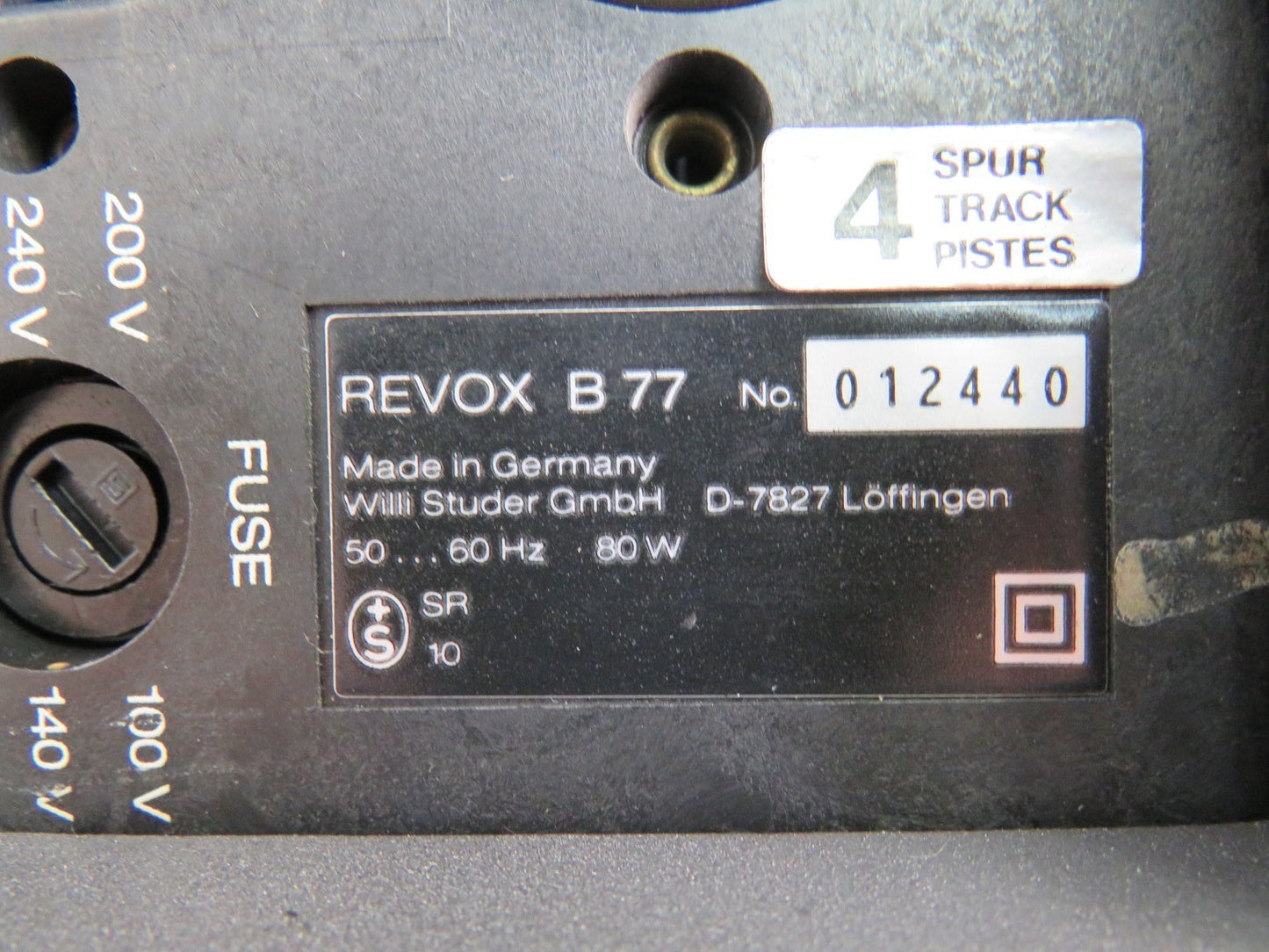 REVOX B77
