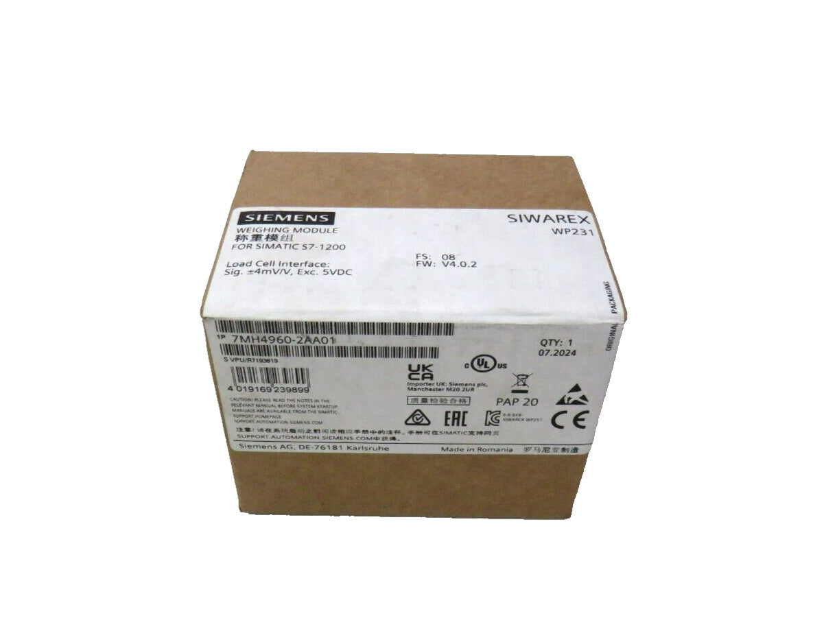 SIEMENS 7MH4960-2AA01 New