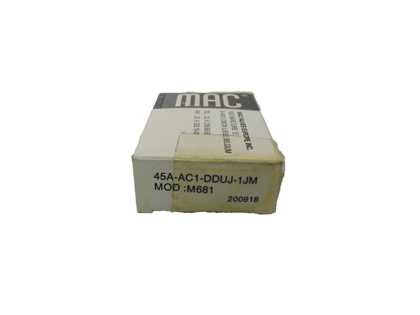 MAC 45A-AC1-DDUJ-1JM VALVE    New