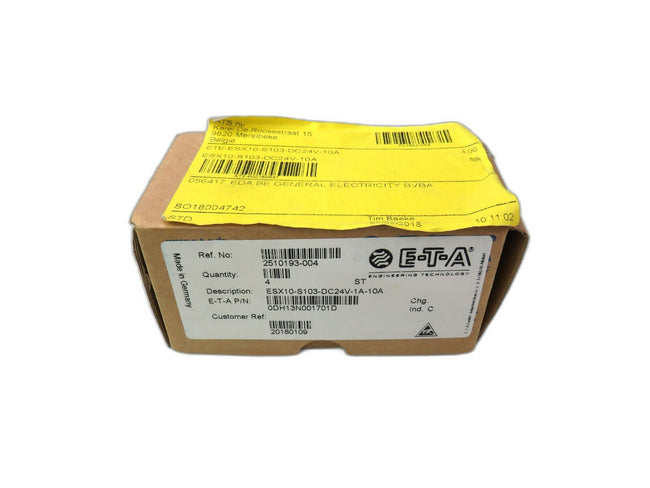 E-T-A ETA ESX10-S103-DC24V-1A-10A 2510193-004 Lot of 3 New