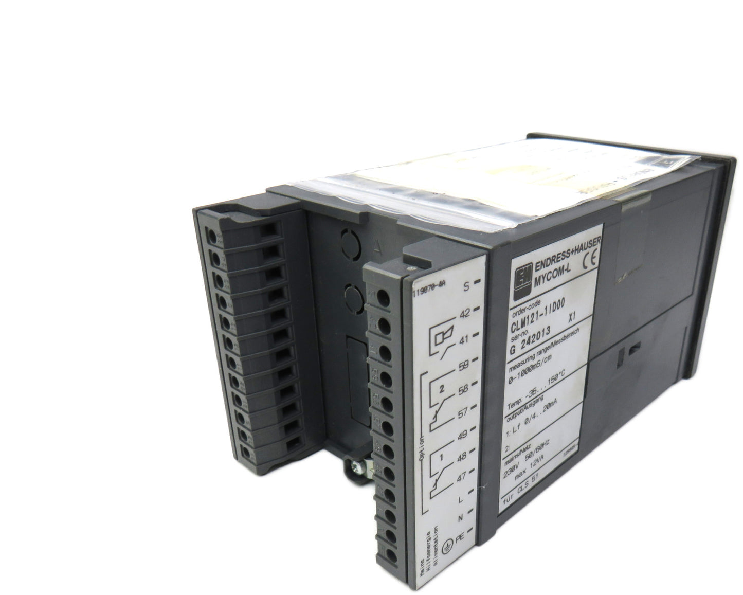 ENDRESS+HAUSER CLM121-1ID00 MYCOM-L     New