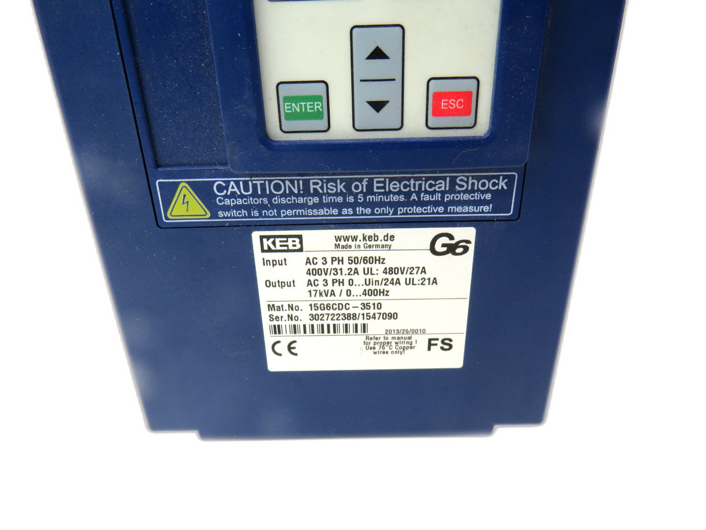 KEB   15G6CDC-3510    New