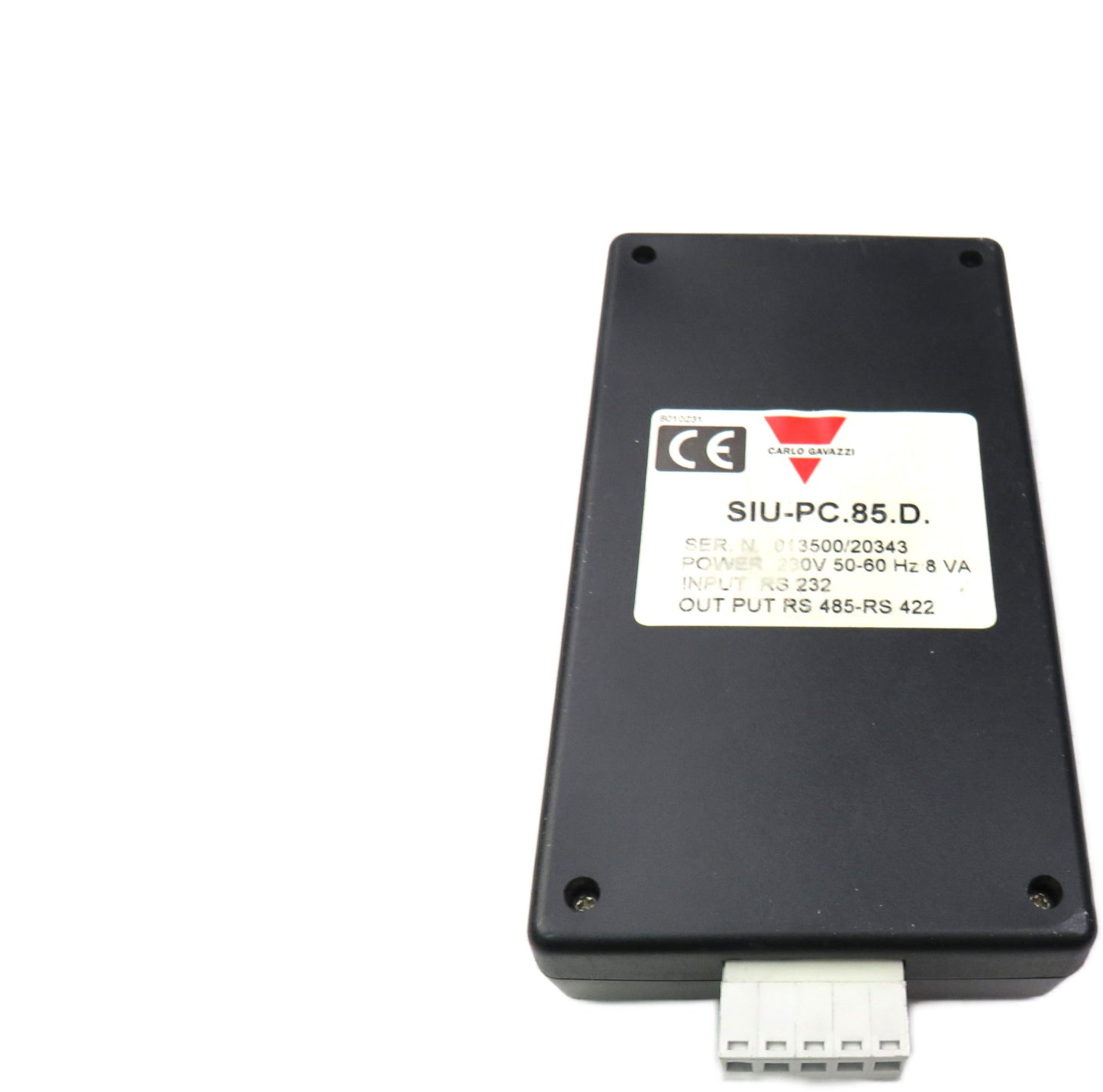 Carlo Gavazzi  siu-pc.85.d SIU PC