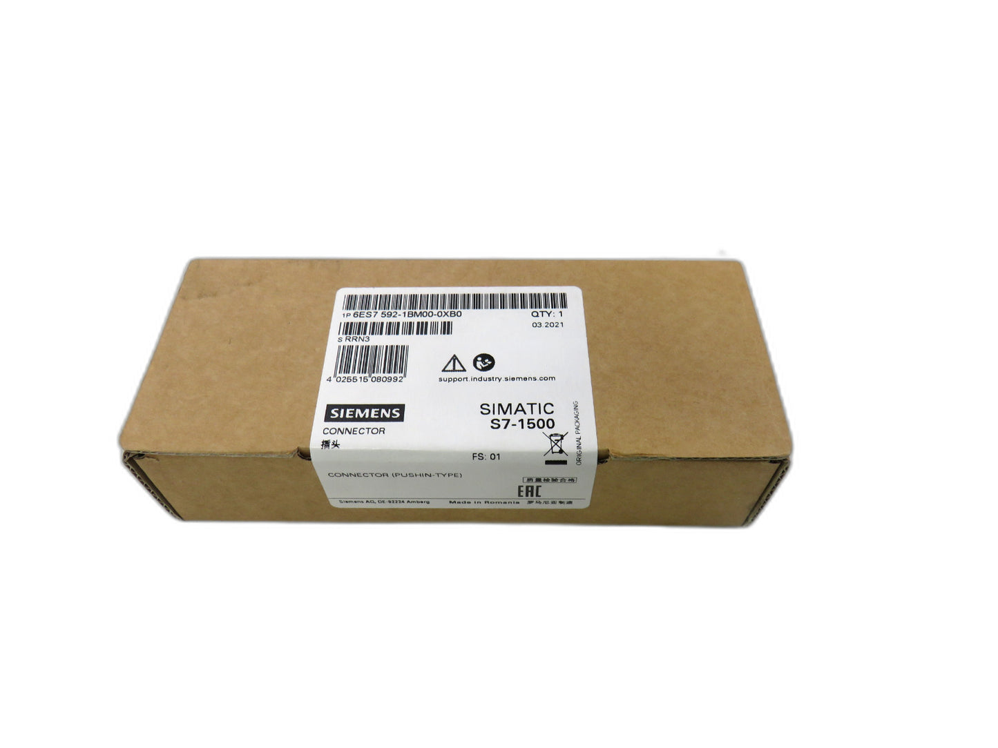 SIEMENS 6ES7592-1BM00-0XB0 6ES7 592-1BM00-0XB0    New