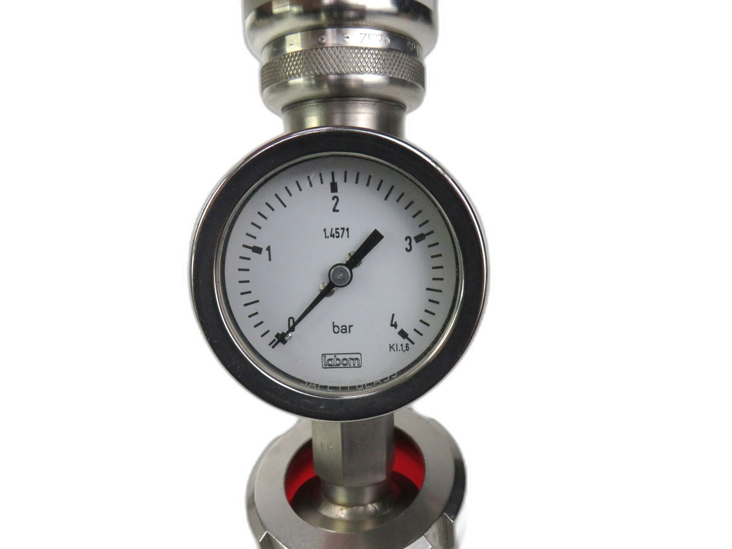 LABOM CC2020 +  1.4571 METER  pressure gauge   New