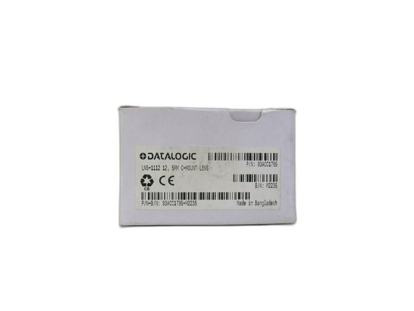 DATALOGIC 93ACC1795 LNS-1112 c-mount lens HF12-5HA-1S F1,4/12,5mm fujinon New