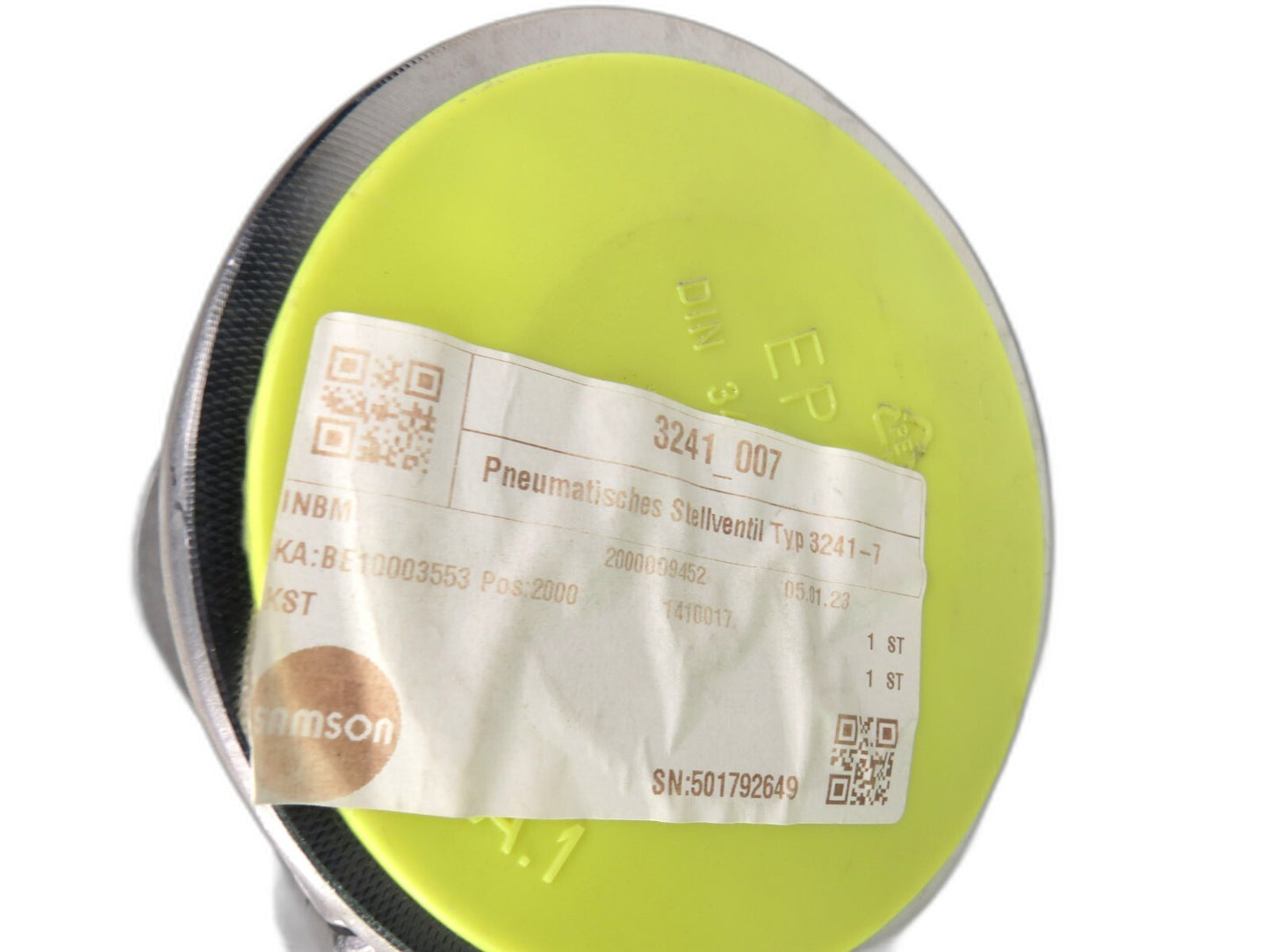 SAMSON 3241-7 A351CF8M + 3730-3 + 3277 350 CM² + 3241 Pneumatic Actuator    New