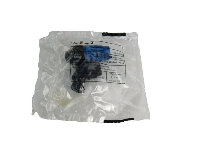 Amphenol 100109-929 C016 20H003 100 10 Circular Connector 4 Position Male 3 + PE