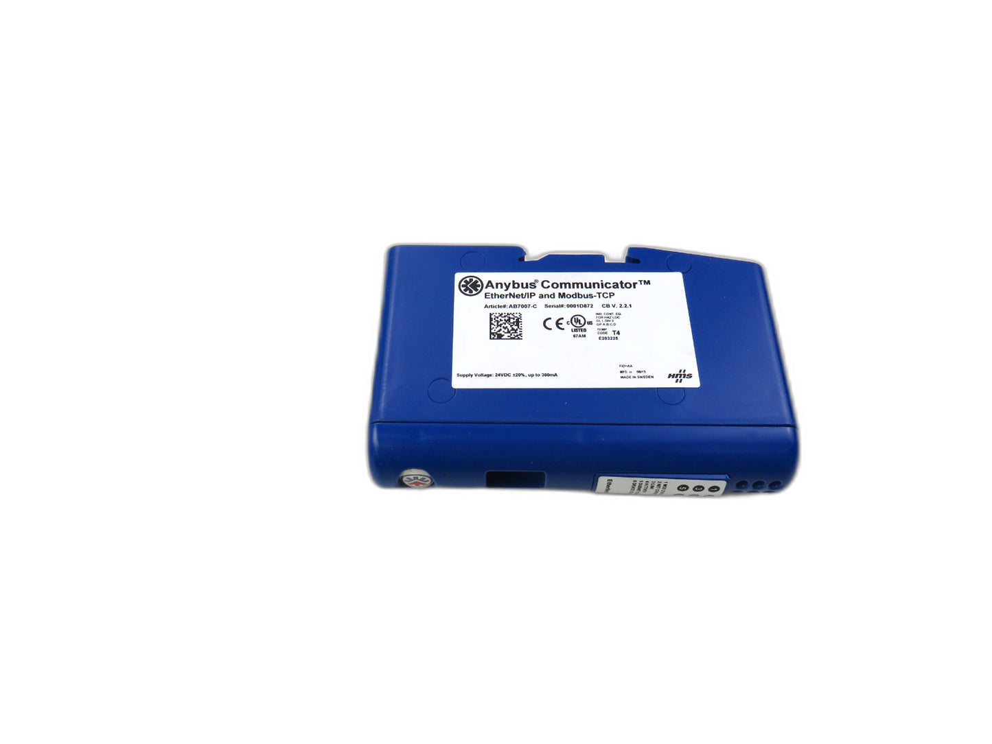 HMS  AB7007-C MODBUS-TCP ETHERNET/IP ANYBUS COMMUNICATOR   New