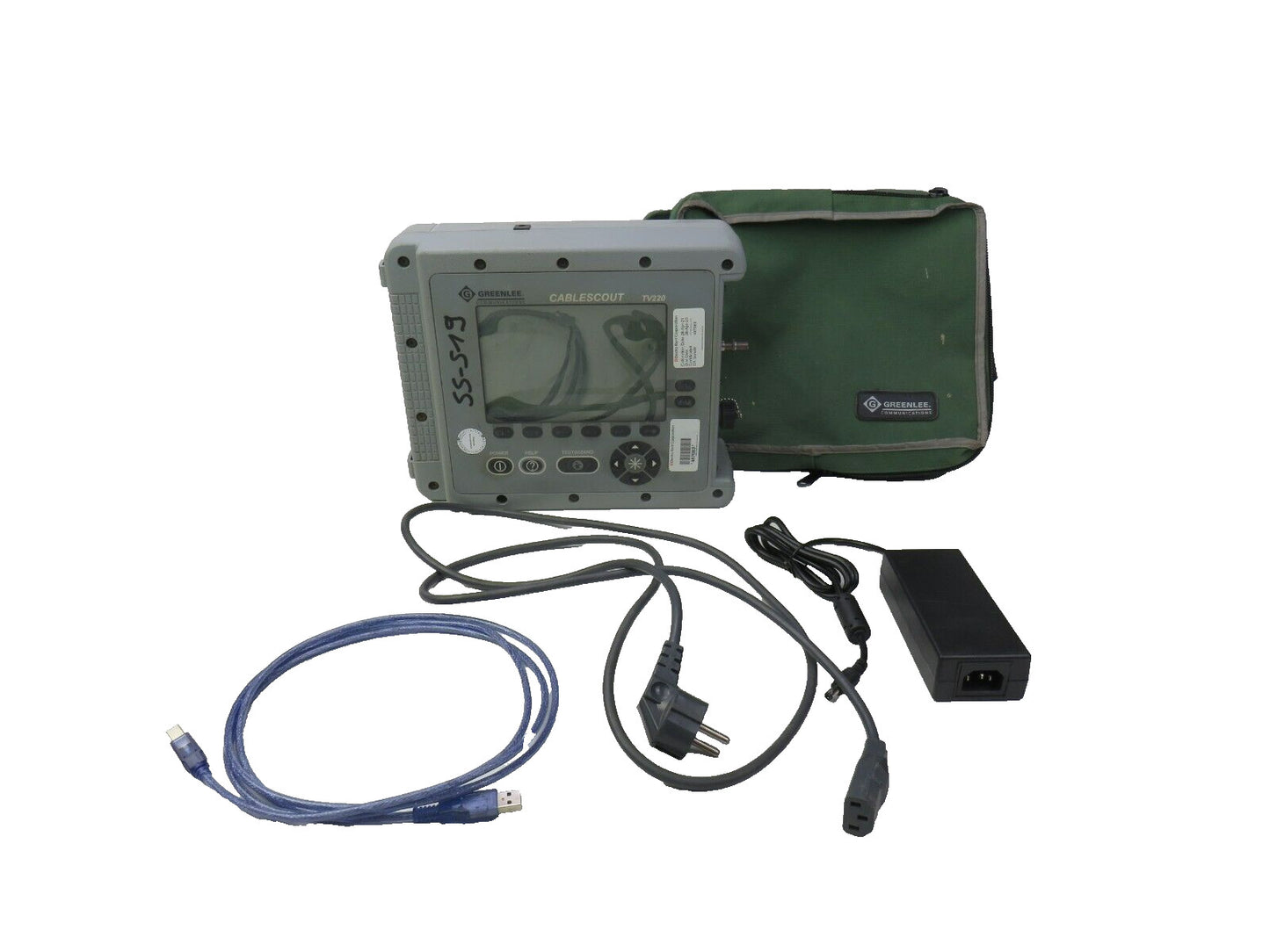 Greenlee Cablescout TV220 With bag + extra's
