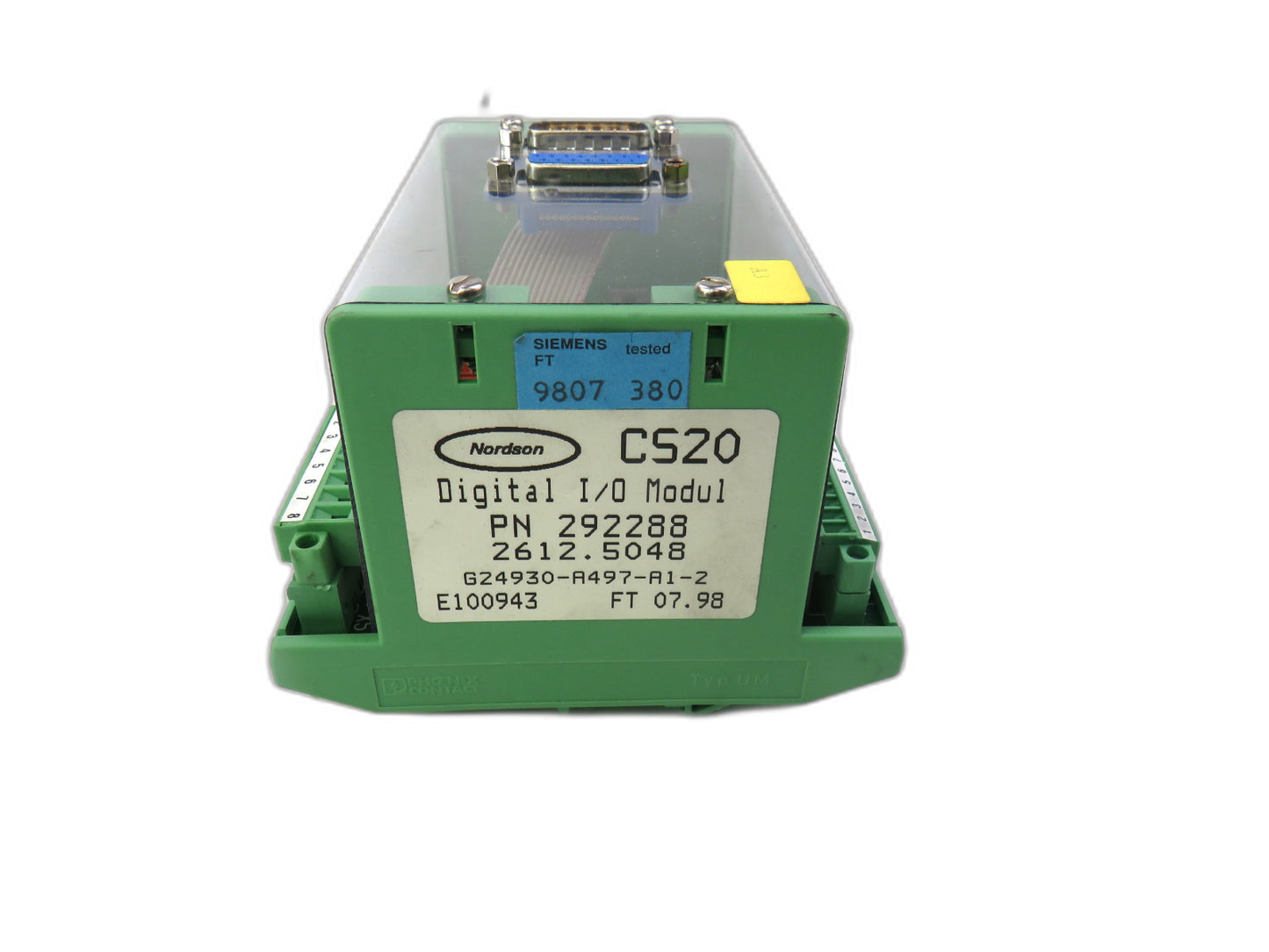 NORDSON CS 20 CS20 292288 DIGITAL IO MODULE 2612.5048